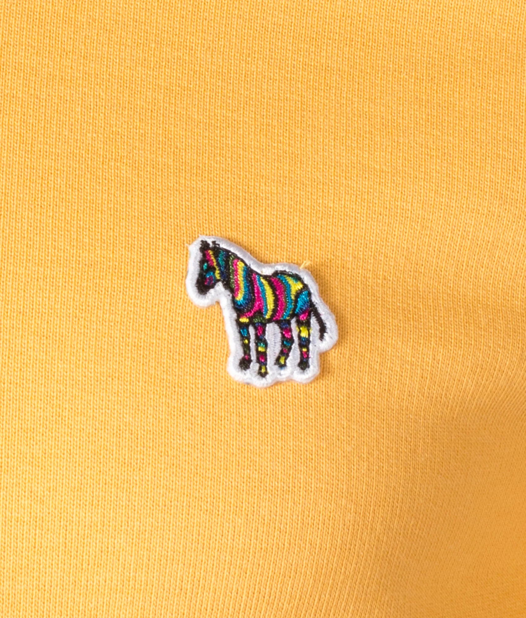 Regular Fit Quarter Zip Zebra Logo Sweatshirt - Image 2
