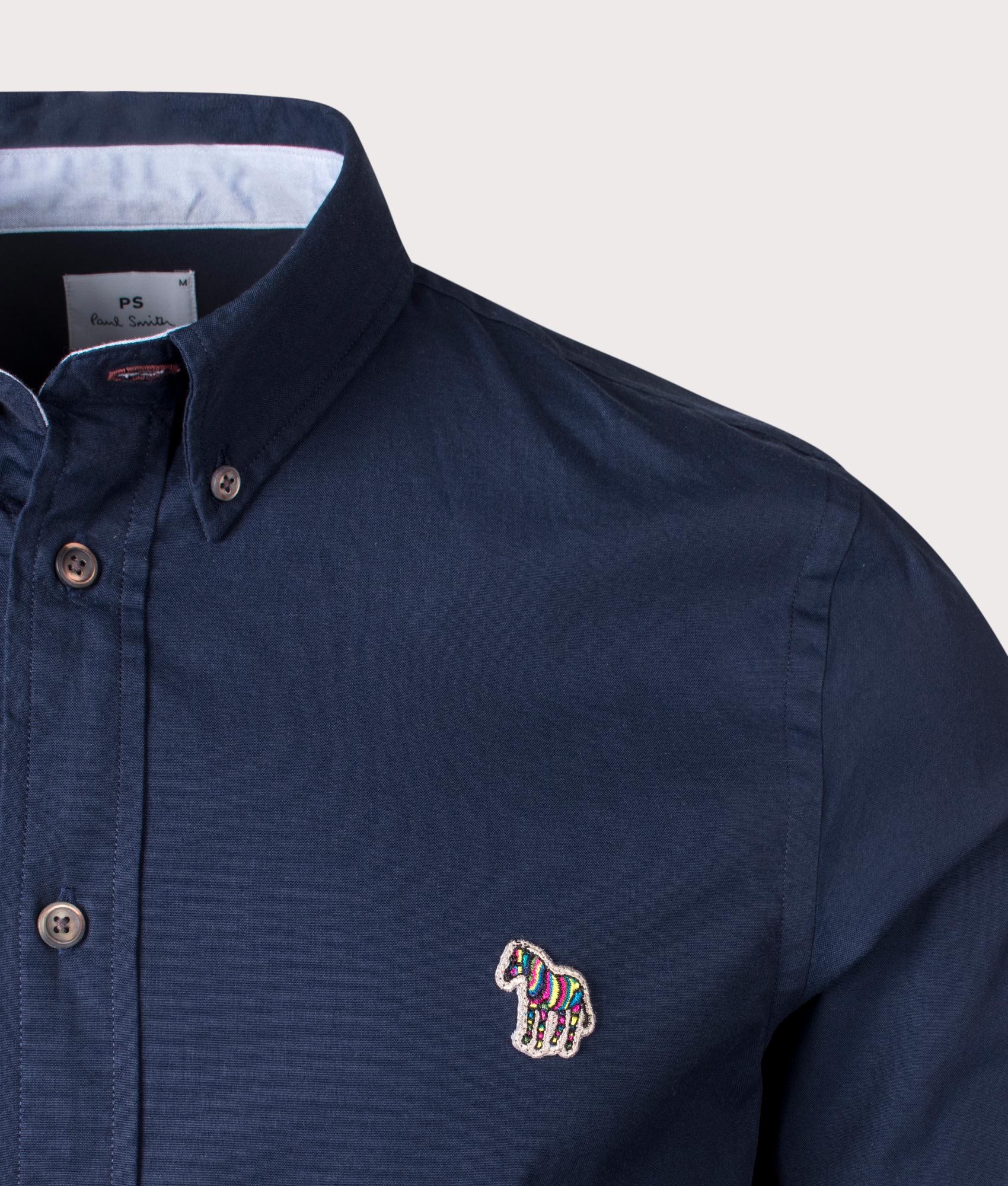 Slim Fit Long Sleeve Zebra Shirt - Image 2