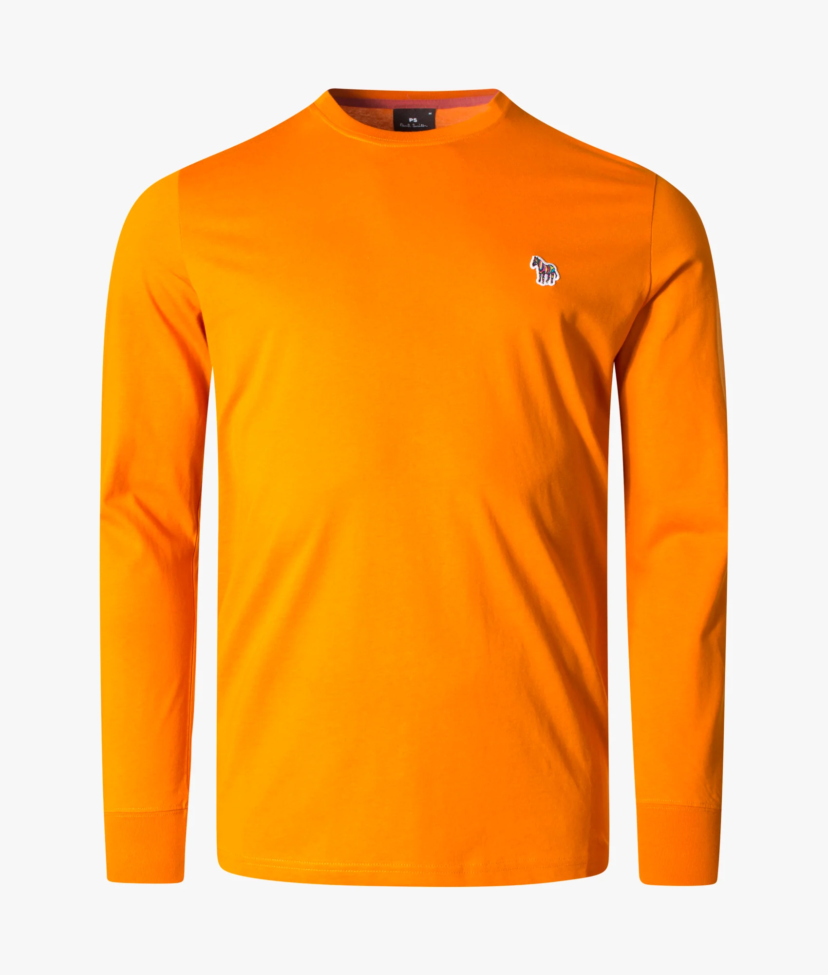 Regular Fit Long Sleeve Zebra Logo T-Shirt