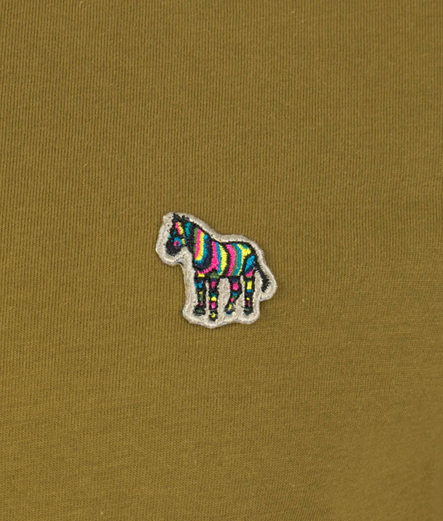 Regular Fit Long Sleeved Zebra Logo T-Shirt - Image 2