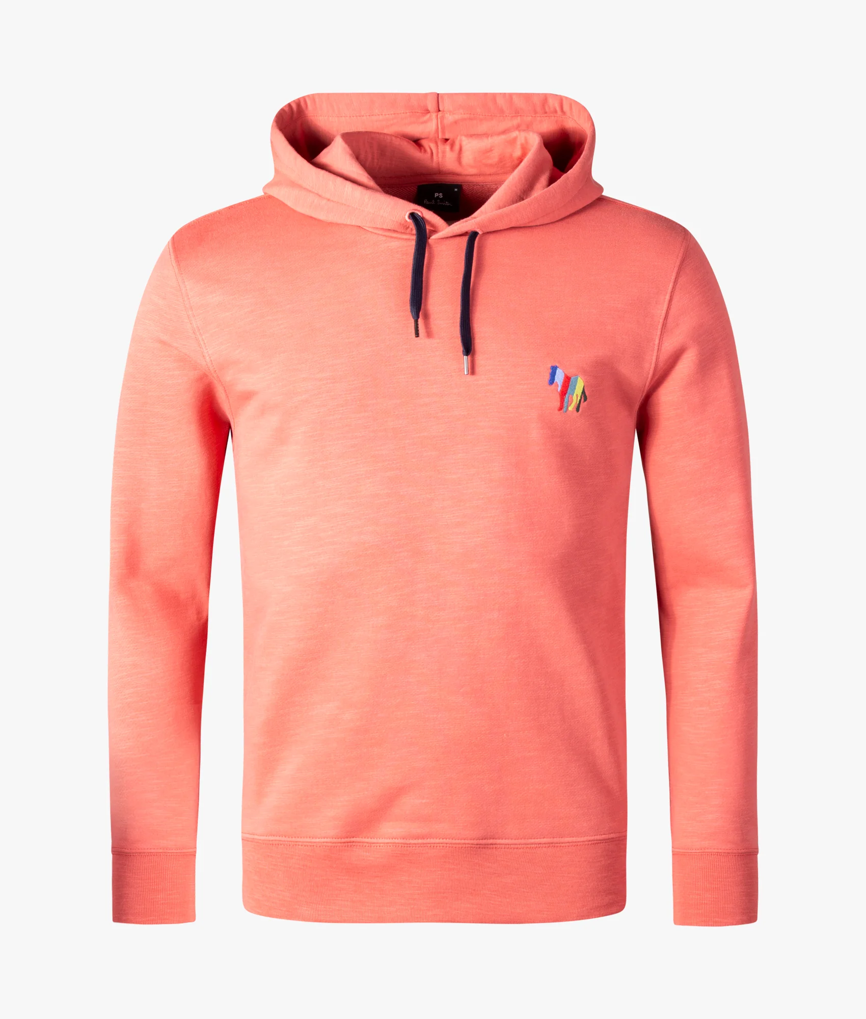 Regular Fit Stripe Zebra Logo Hoodie