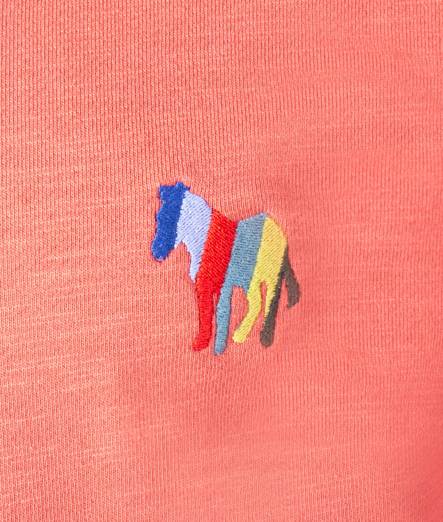 Regular Fit Stripe Zebra Logo Hoodie - Image 2