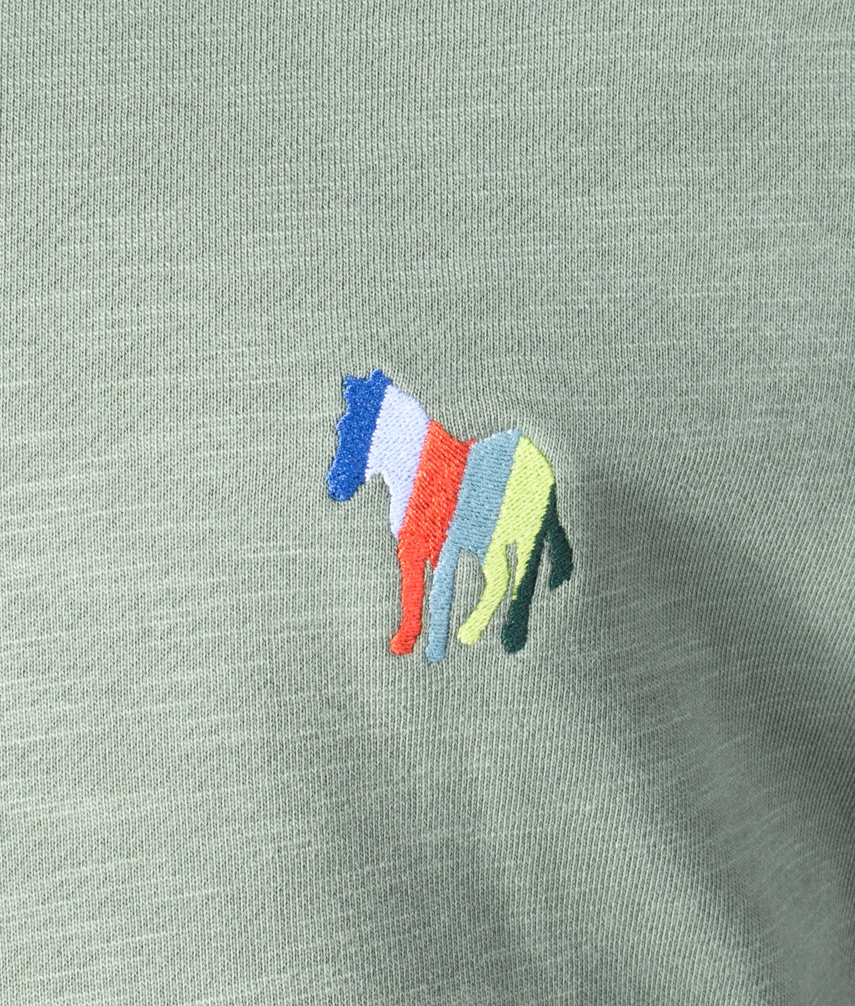 Regular Fit Zebra Emblem Hoodie - Image 2