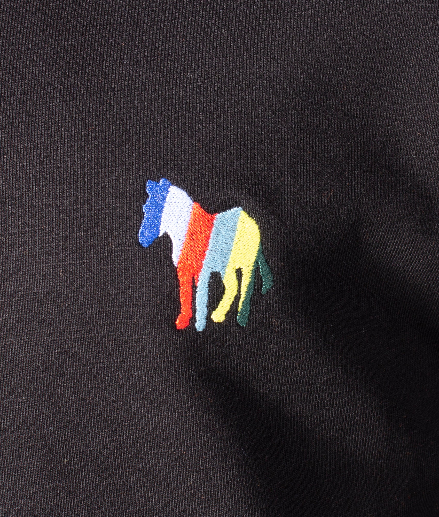 Regular Fit Zebra Emblem Hoodie - Image 2