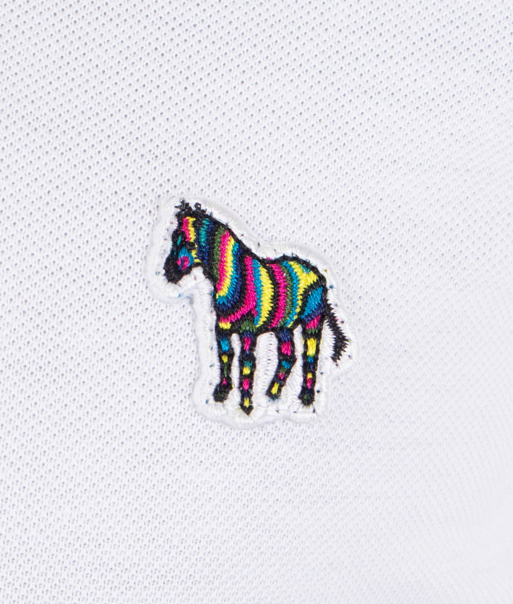 Regular Fit Long Sleeve Zebra Logo Tipped Polo Shirt - Image 2