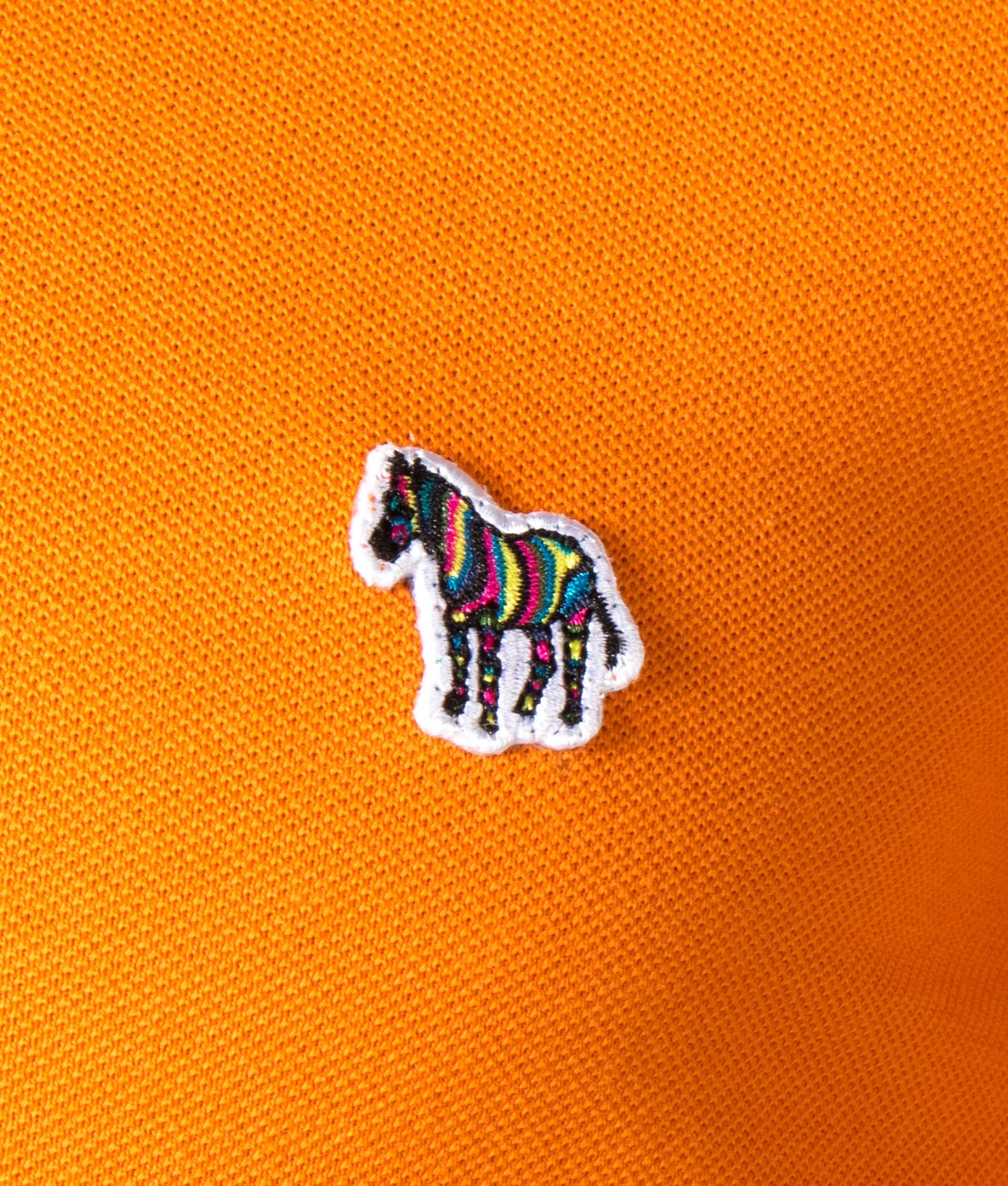 Regular Fit Long Sleeve Zebra Logo Polo Shirt - Image 2