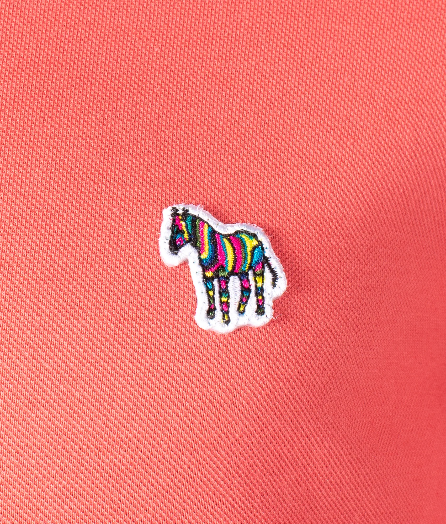 Regular Fit Long Sleeve Zebra Logo tipped Polo Shirt - Image 2