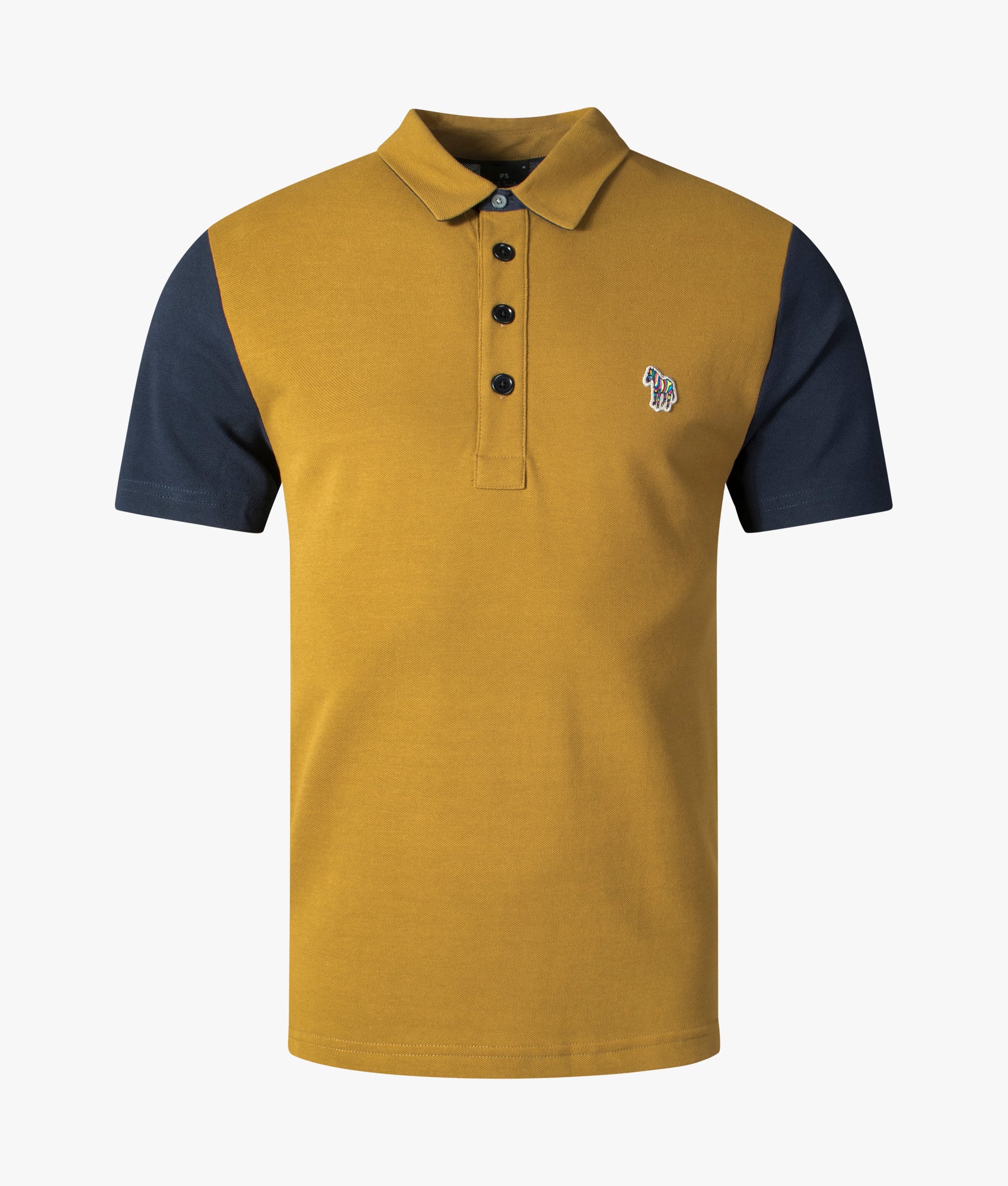 Regular Fit Colour Block Short Sleeve Polo
