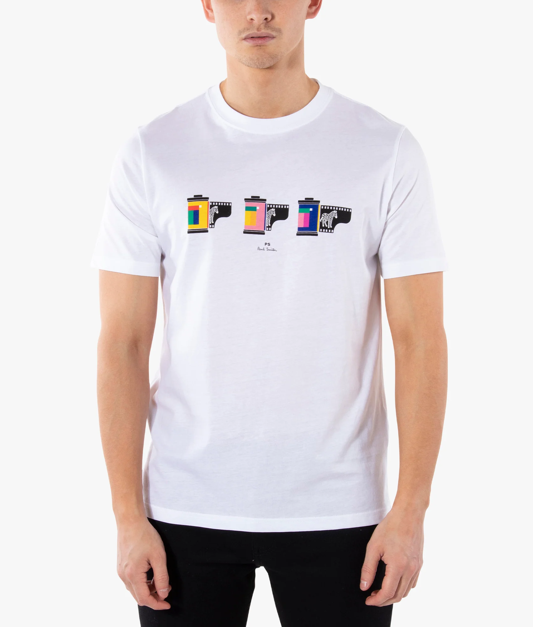 Regular Fit Zebra Negative  T-Shirt