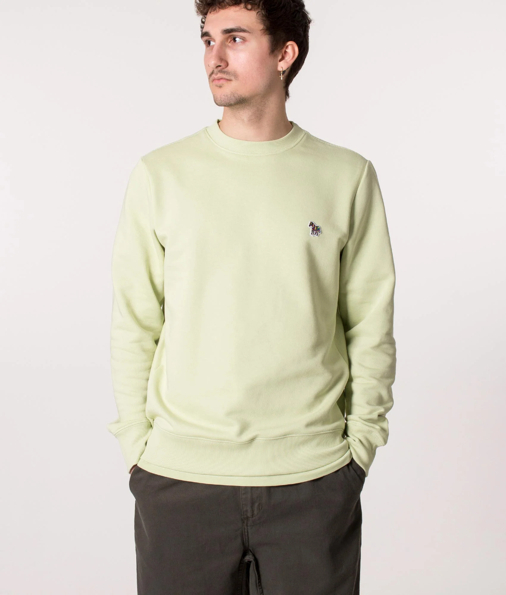 Regular Fit Zebra Logo Sweatshirt
