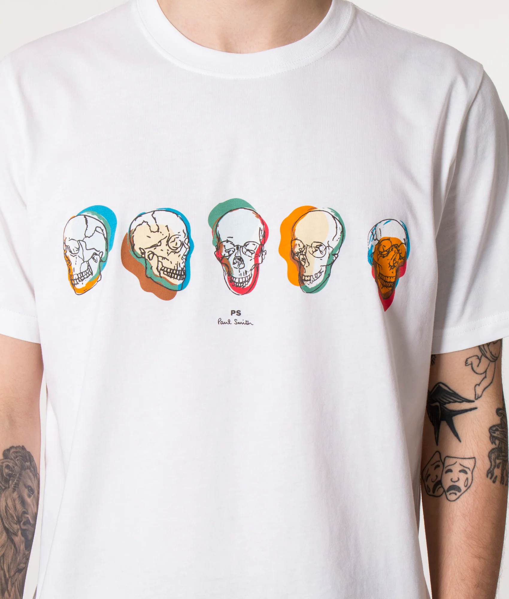 Regular Fit Skulls Logo T-Shirt - Image 2