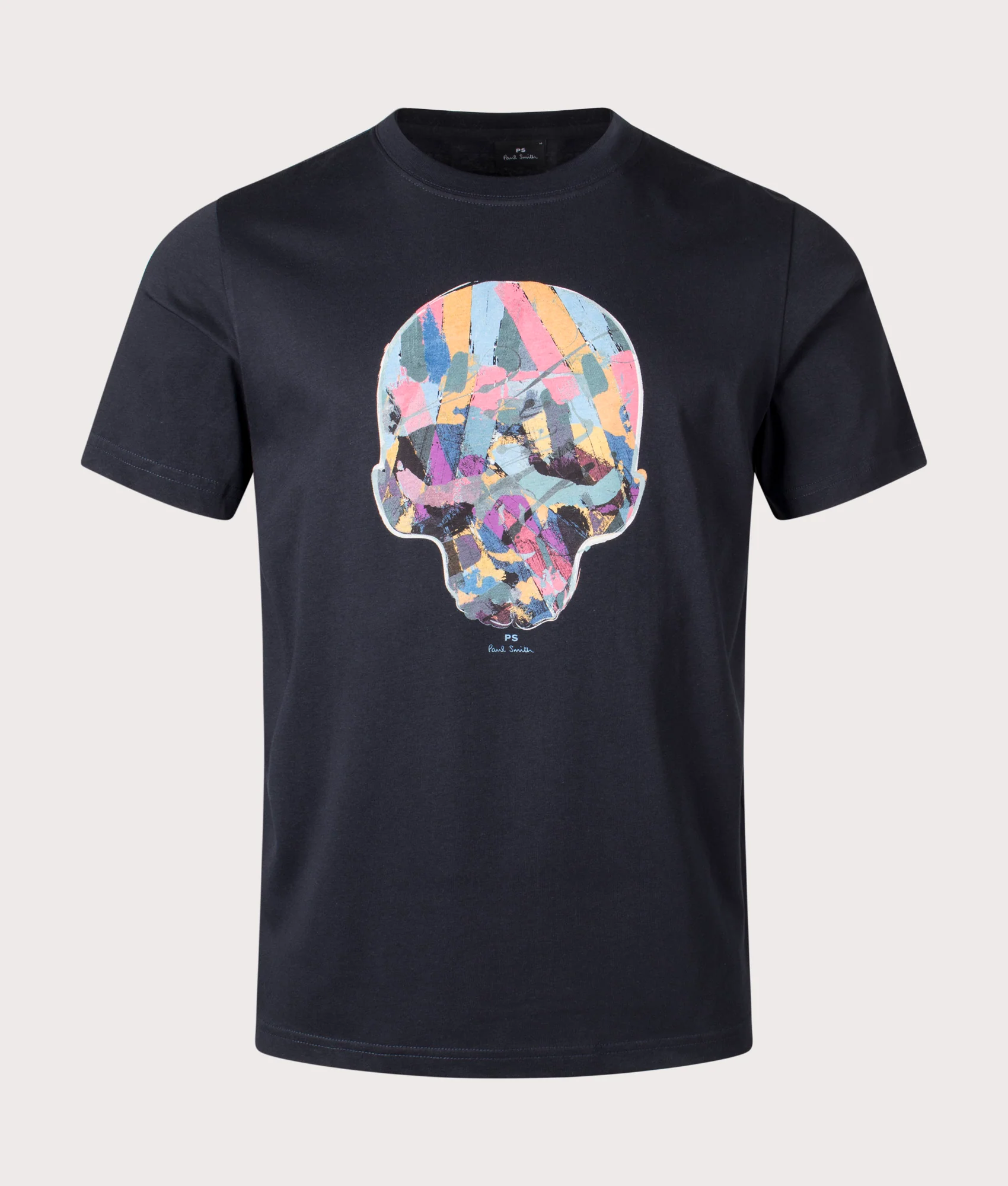 Regular Fit Multi Col Skull T-Shirt