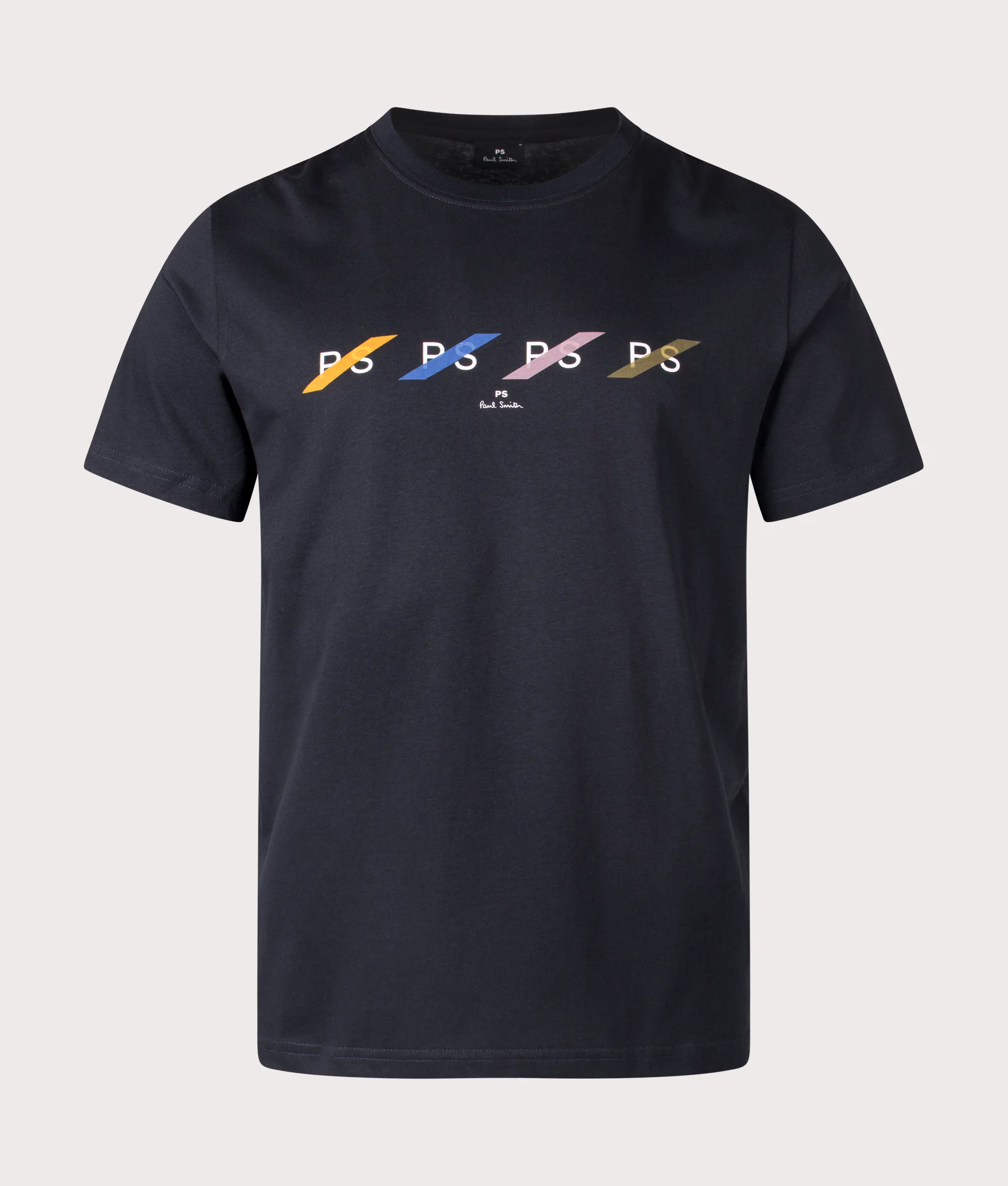 Regular Fit Multi Row 'P' Print T-Shirt