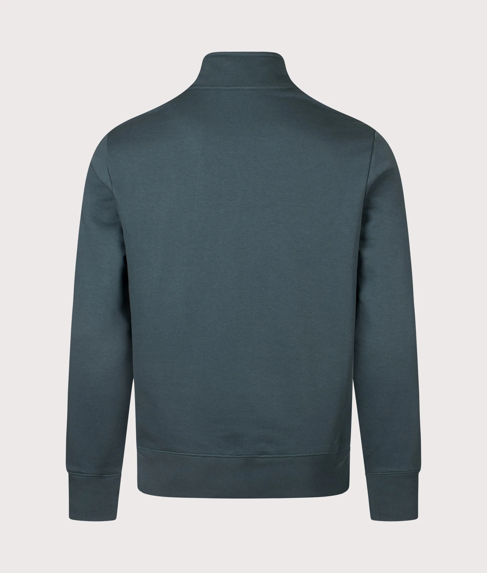 Regular Fit Organic Cotton Quarter Zip Zebra Sweatshirt - Image 3