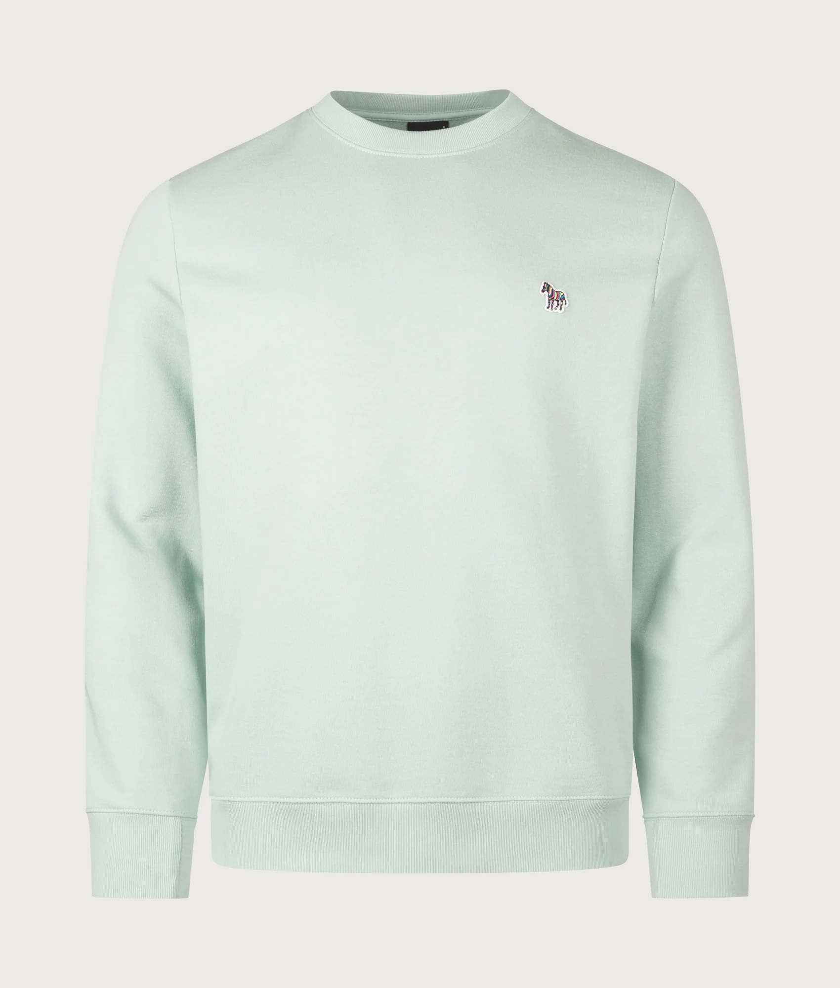 Regular Fit Organic Cotton Zebra Logo Sweatshirt