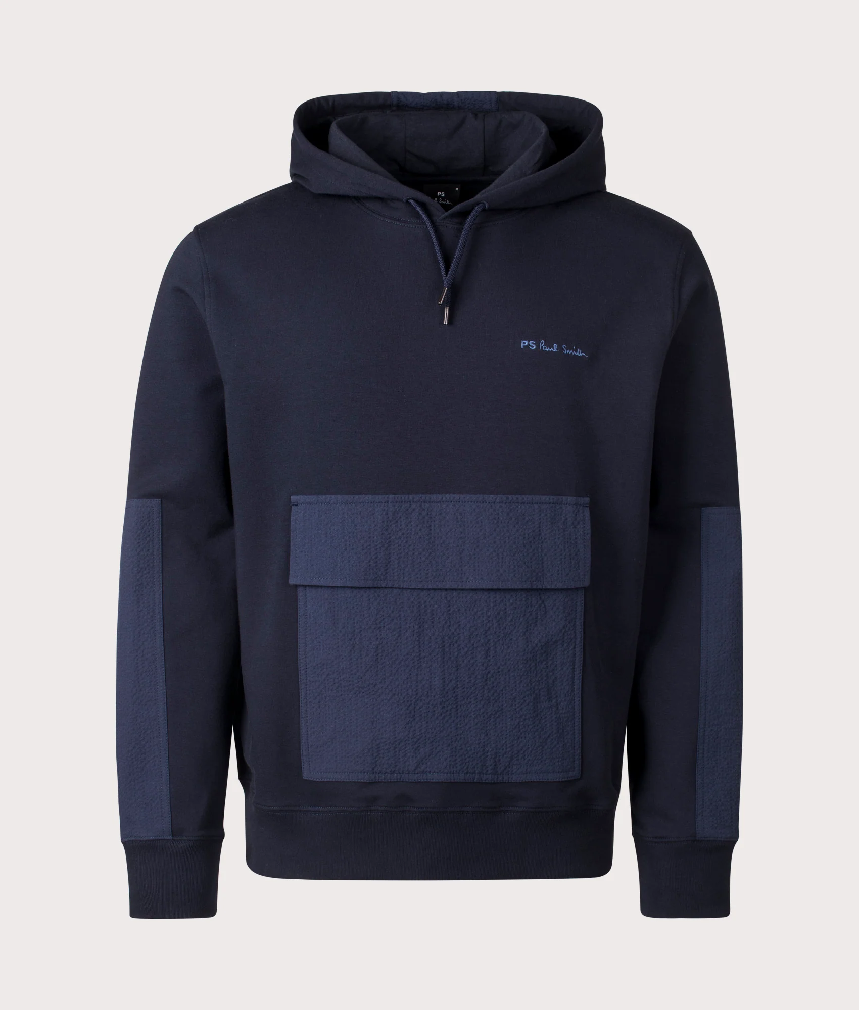 Regular Fit Panelled Hoodie