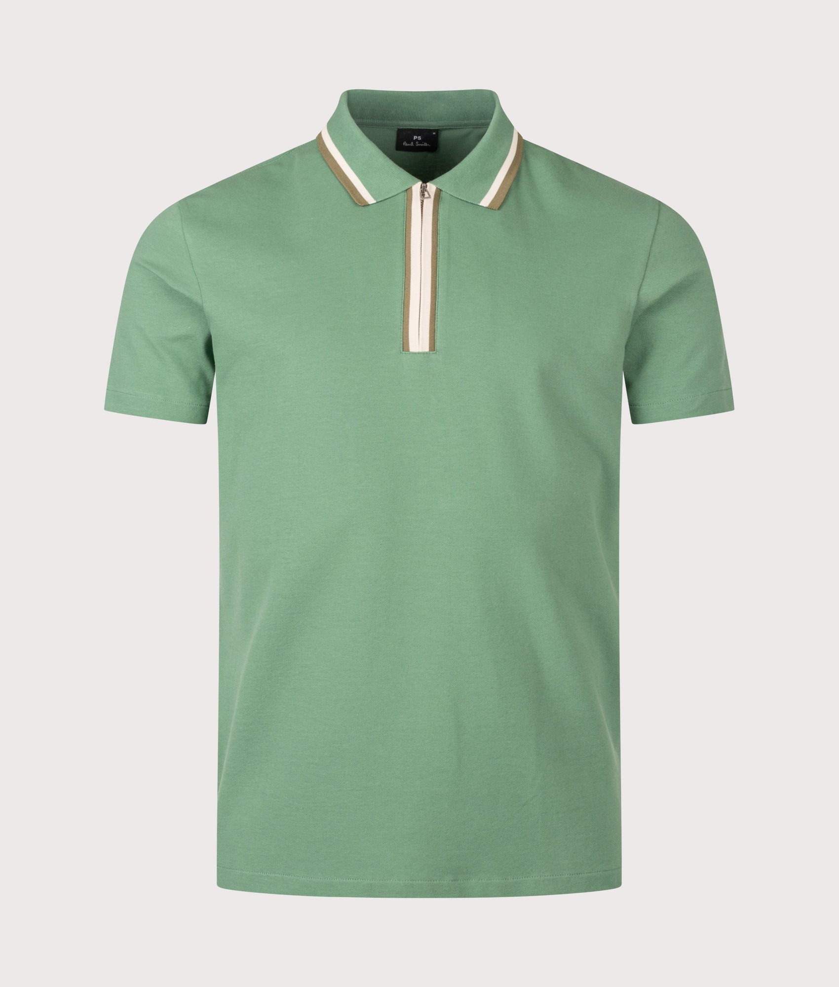 Regular Fit Quarter Zip Polo Shirt
