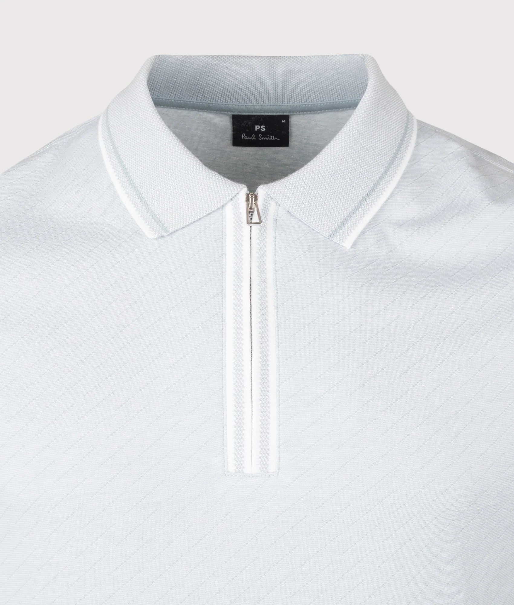 Regular Fit Quarter Zip Polo Shirt - Image 2