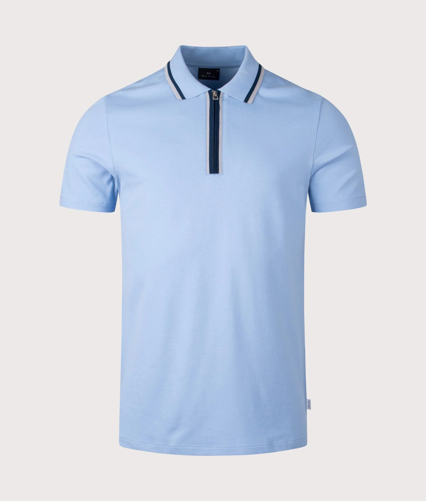 Regular Fit Quarter Zip Polo Shirt