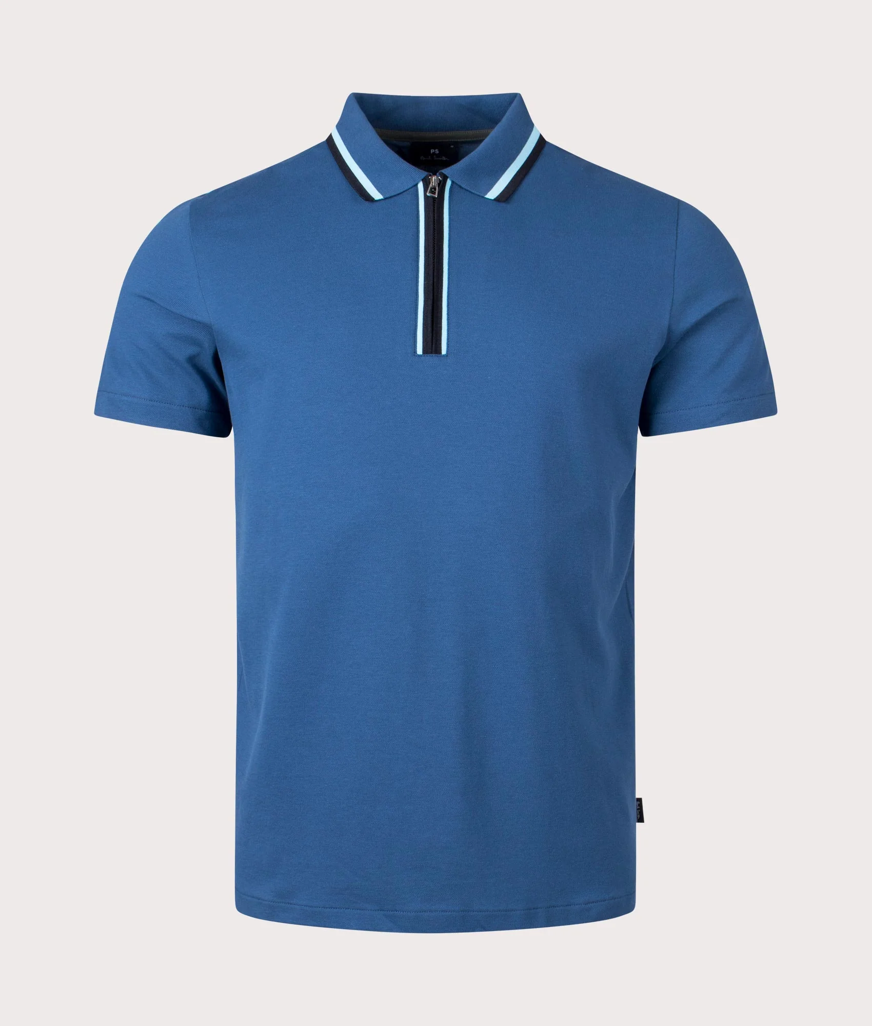 Regular Fit Quarter Zip Polo Shirt