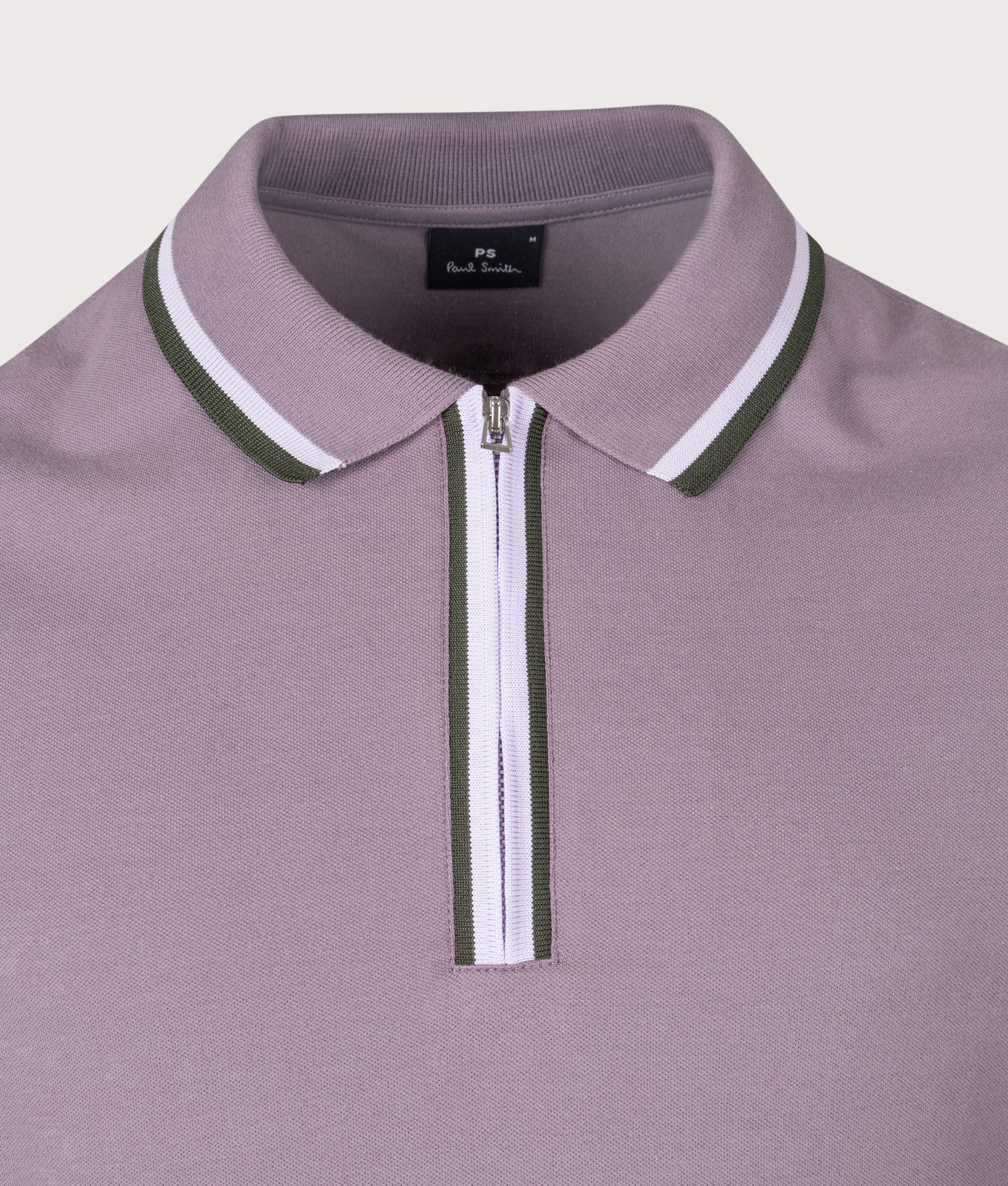 Regular Fit Quarter Zip Polo Shirt - Image 2