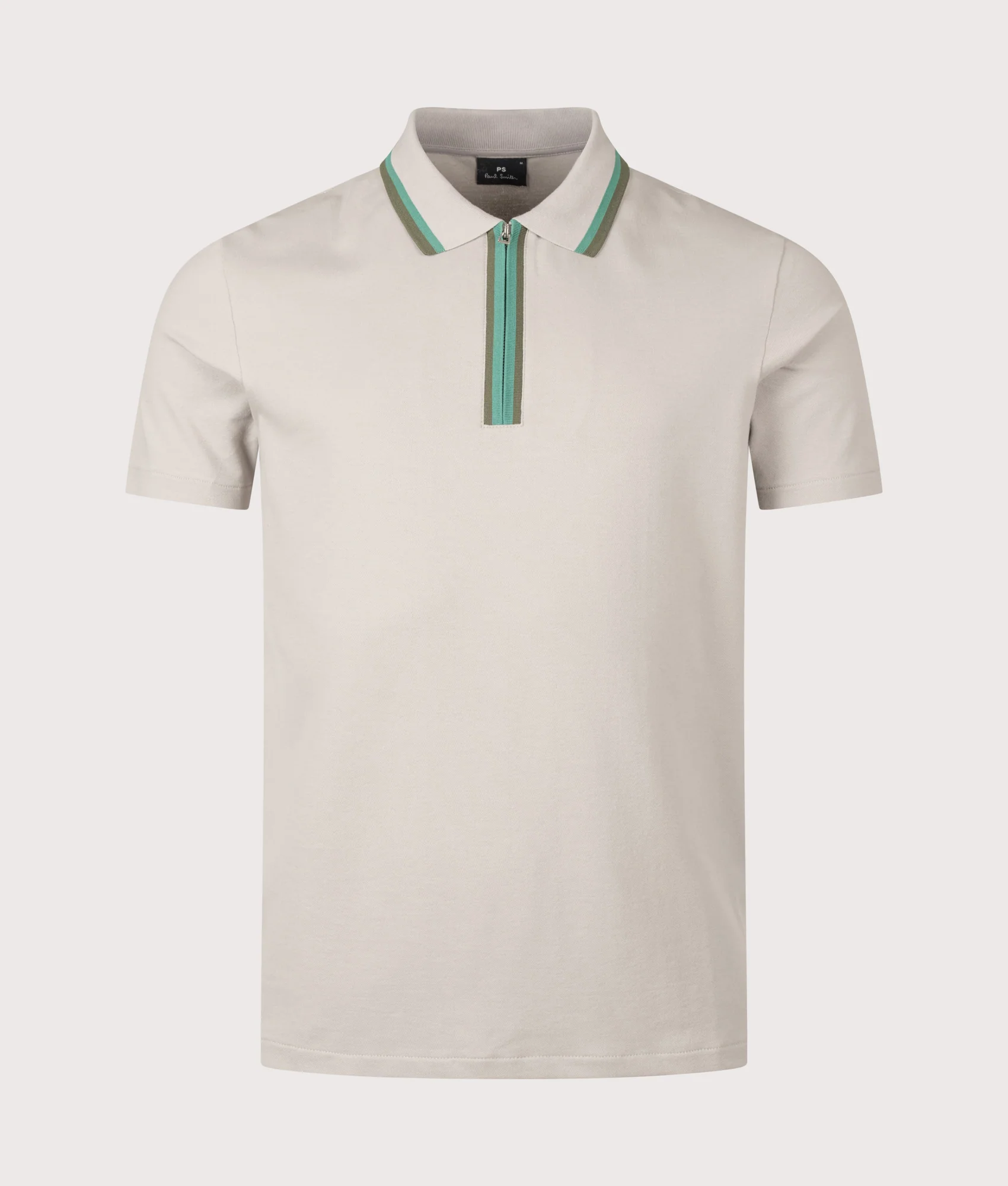 Regular Fit Quarter Zip Polo Shirt