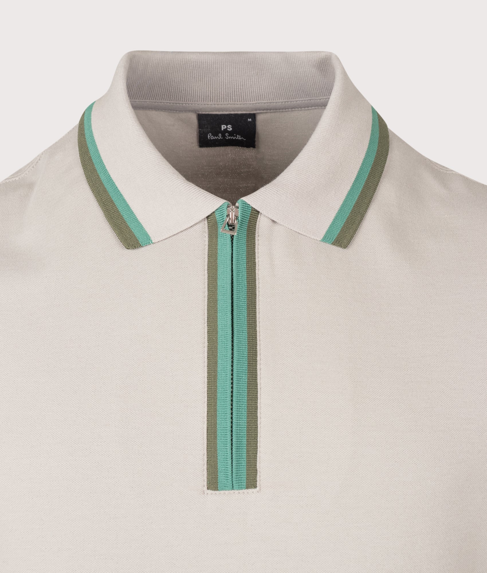 Regular Fit Quarter Zip Polo Shirt - Image 2