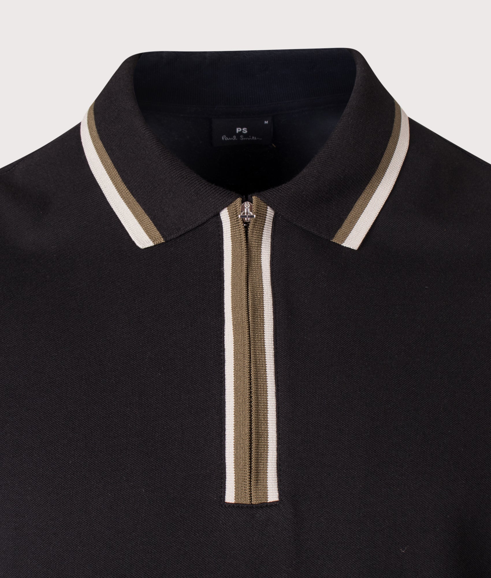 Regular Fit Quarter Zip Polo Shirt - Image 2