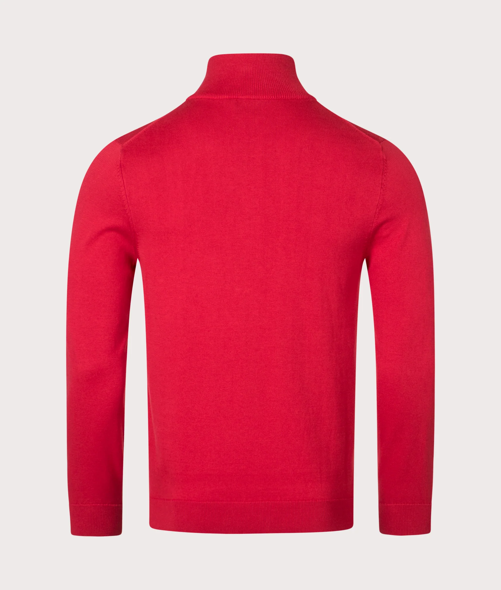Regular Fit Quarter Zip Zebra Badge Knit - Image 3