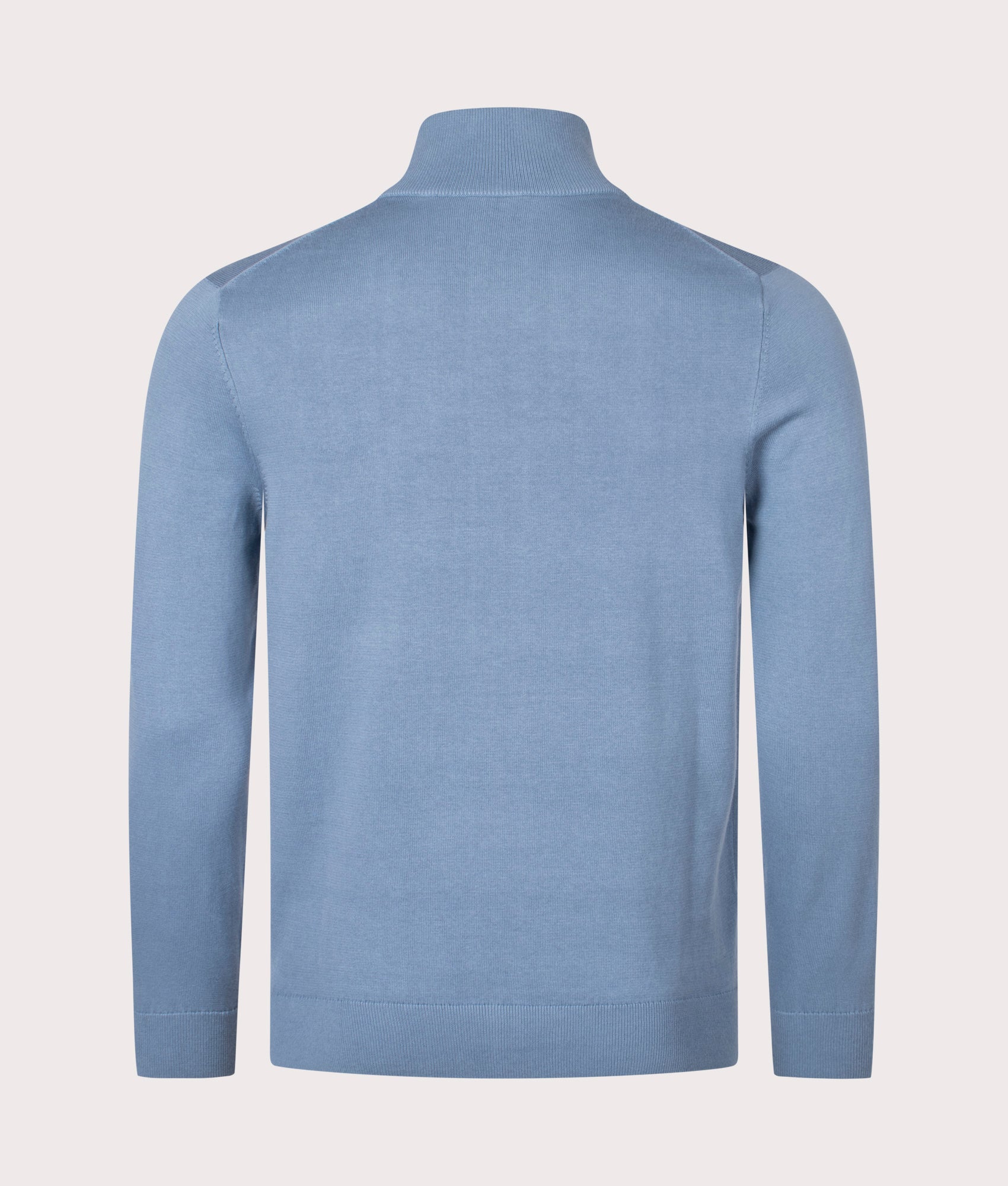 Regular Fit Quarter Zip Zebra Badge Knit - Image 3