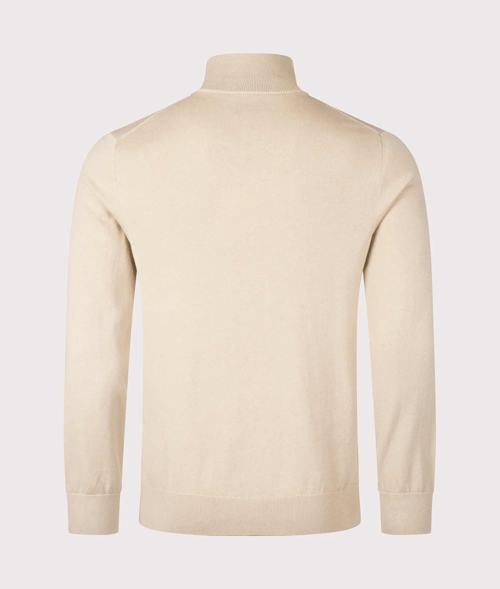 Regular Fit Quarter Zip Zebra Badge Sweatshirt - Image 3