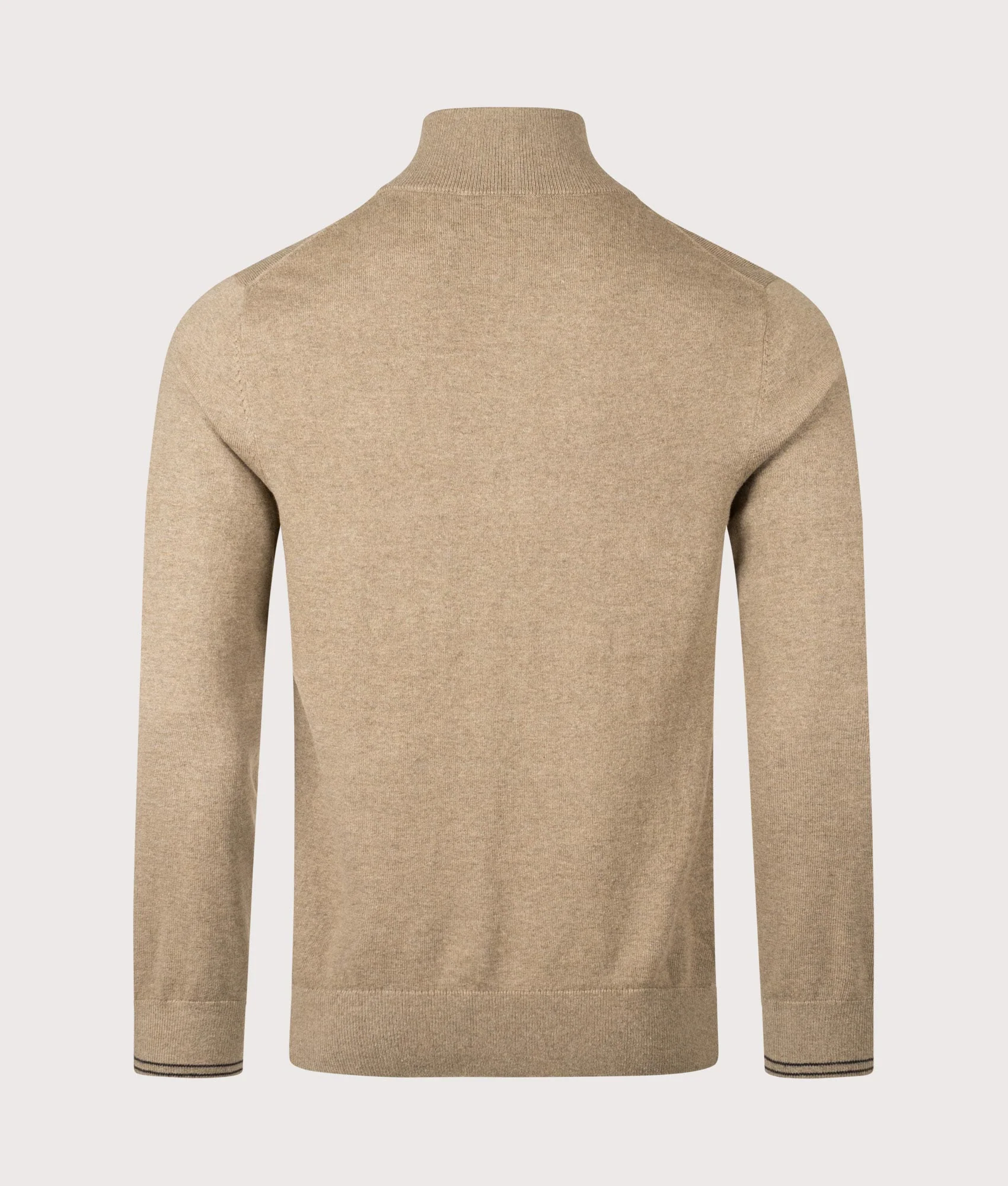 Regular Fit Quarter Zip Zebra Logo Jumper - Image 3