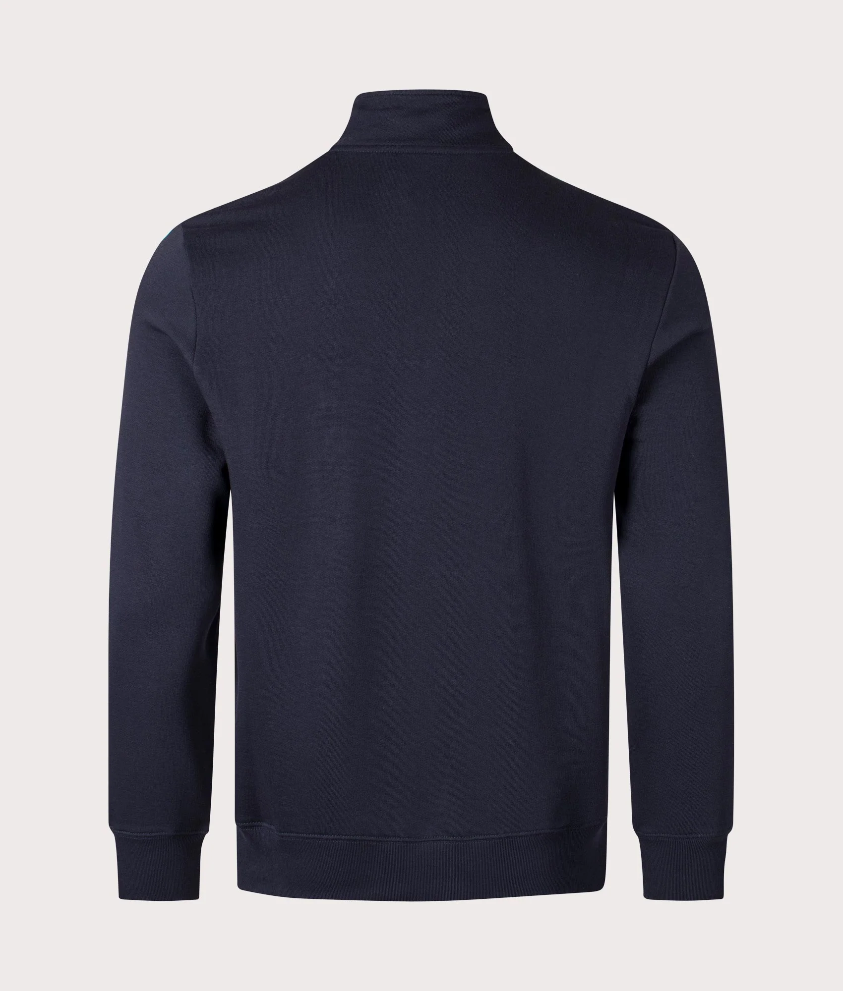 Regular Fit Quarter Zip Zebra Logo Sweatshirt - Image 3