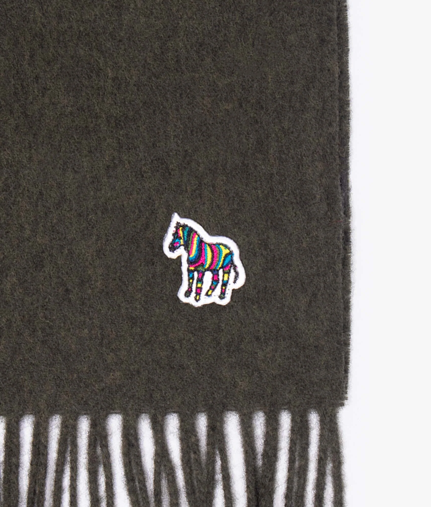 Regular Fit Zebra Patch Scarf - Image 2