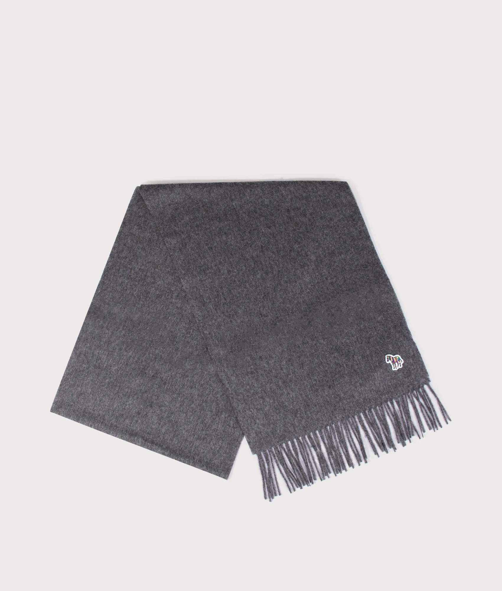 Regular Fit Zebra Patch Scarf
