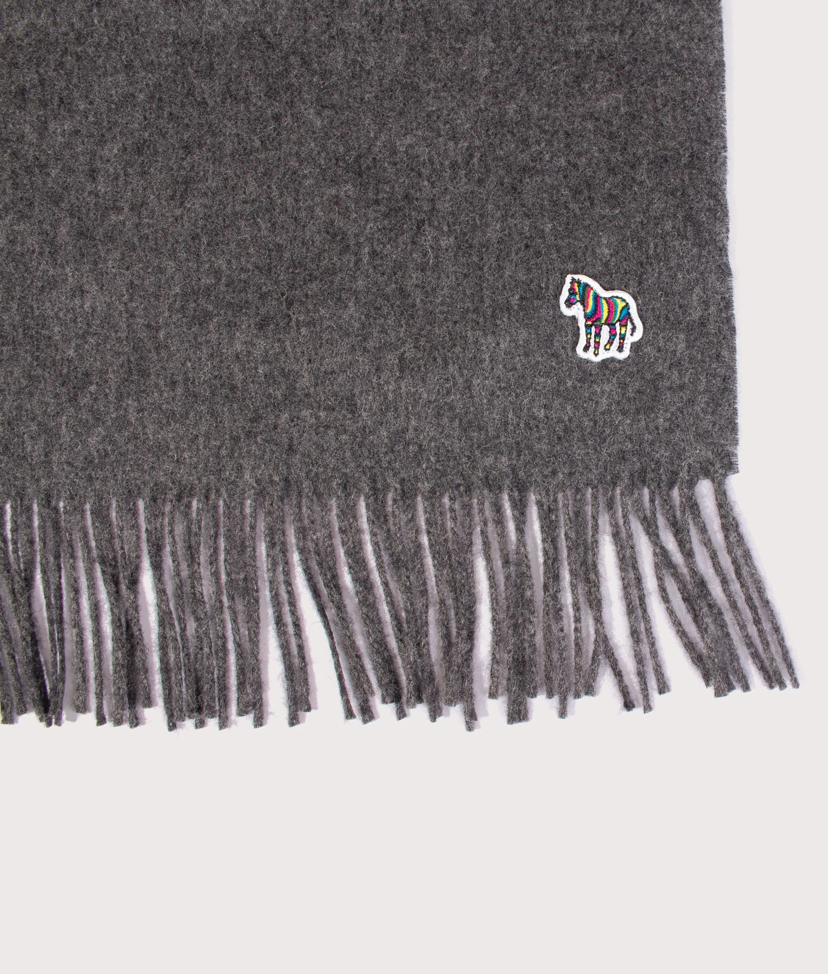 Regular Fit Zebra Patch Scarf - Image 2