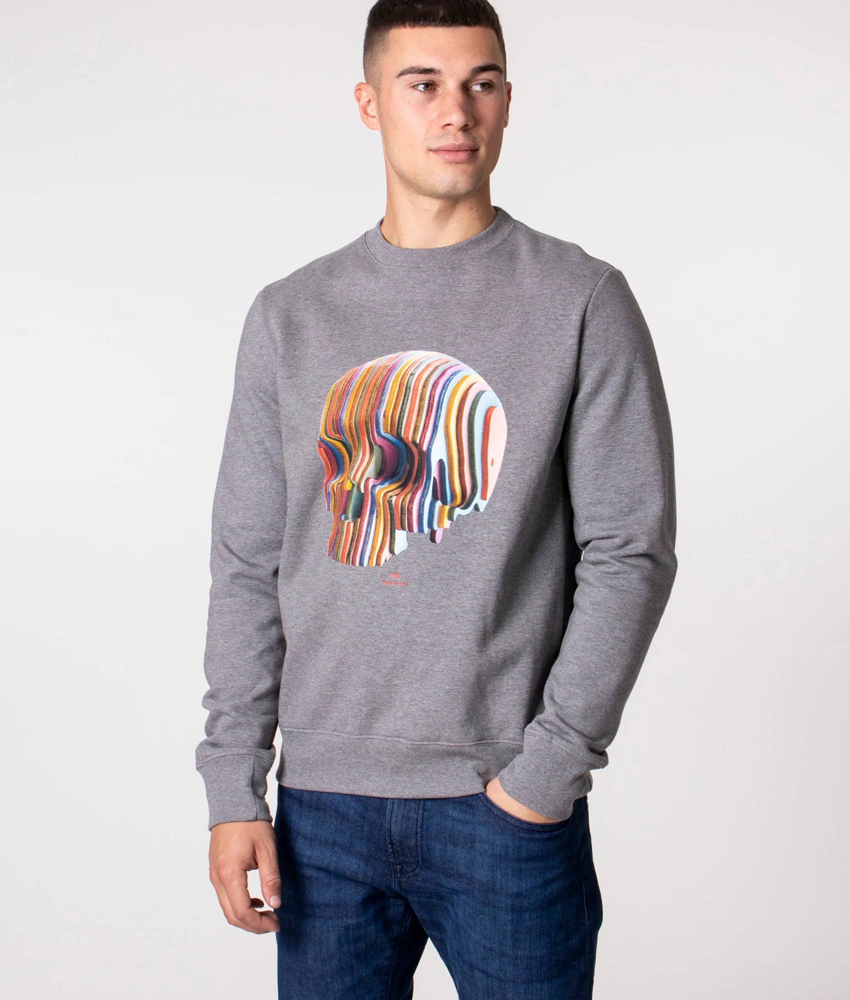 Regular Fit Skull Sweatshirt
