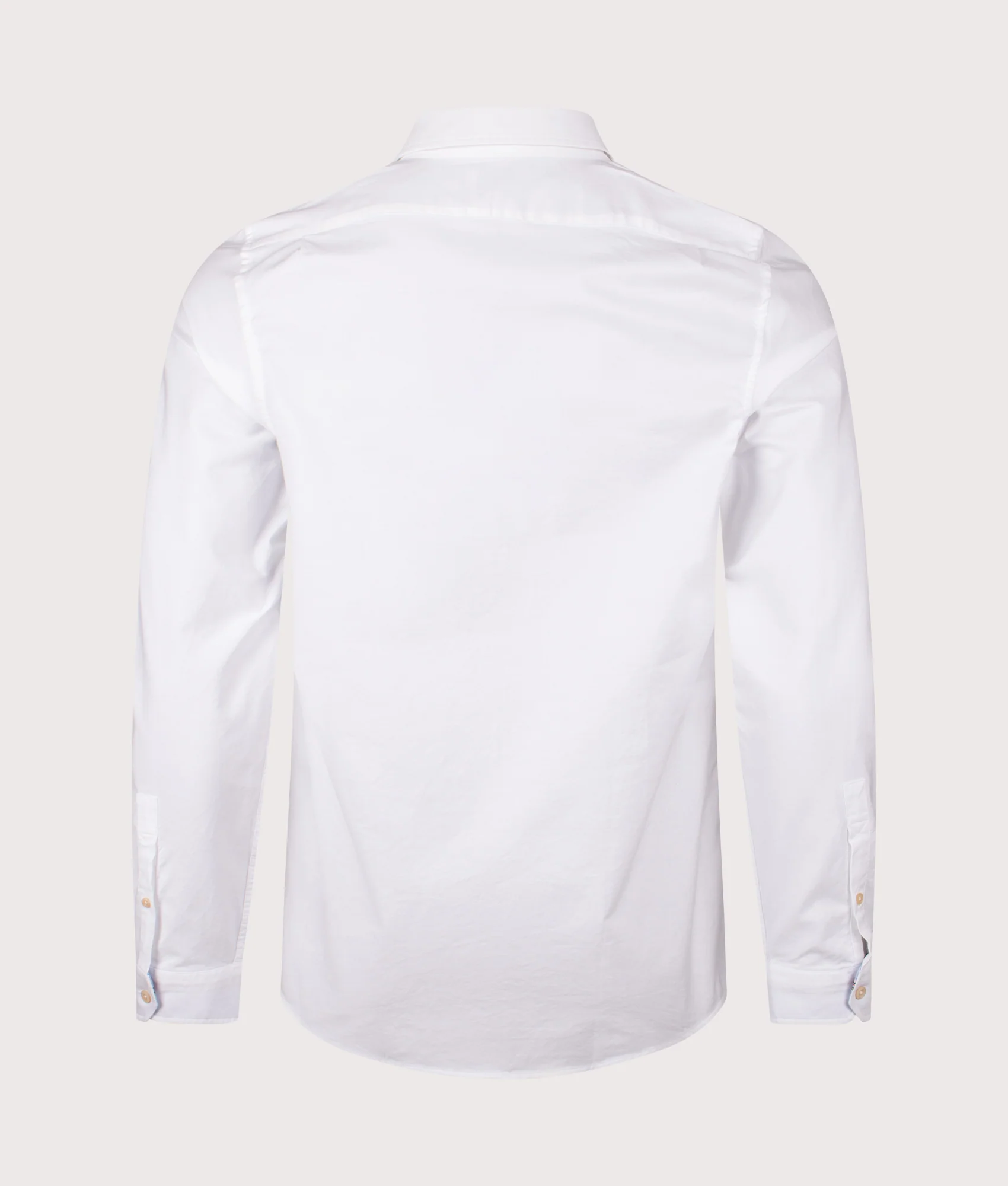 Slim Fit Stitch Cuff Detail Shirt - Image 3