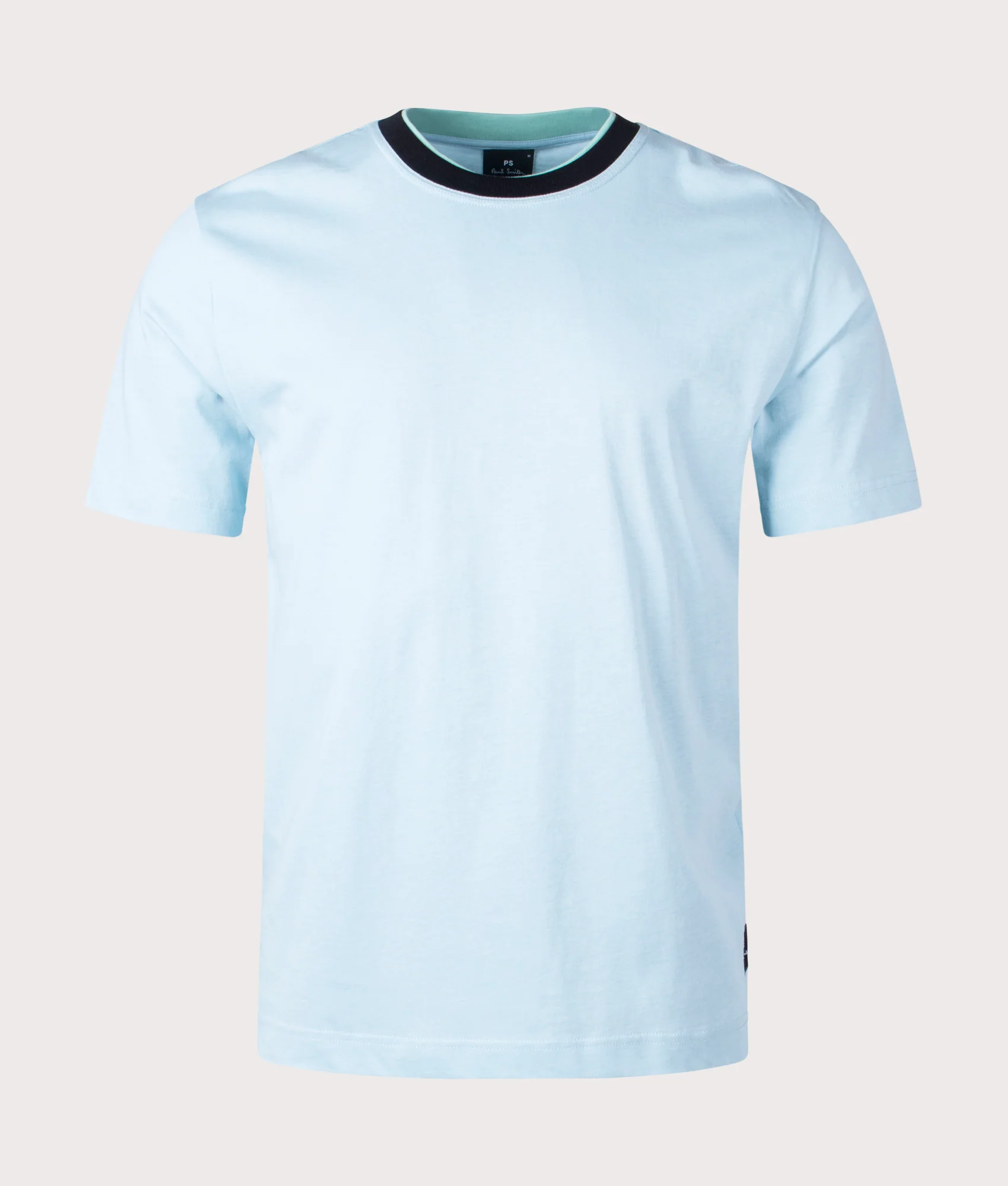 Regular Fit Contrast Crew Neck T-Shirt - Image 3