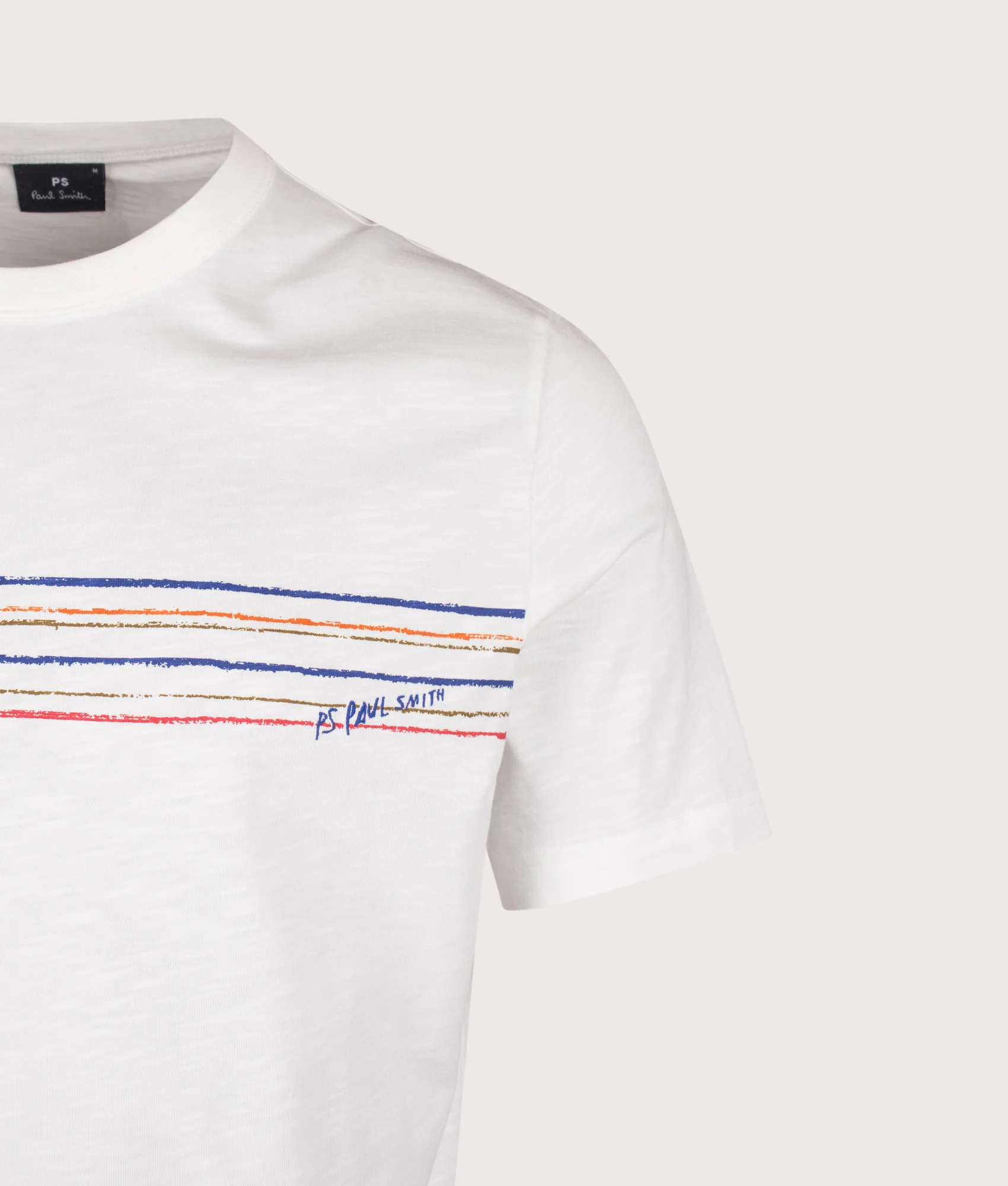 Regular Fit Striped Chest T-Shirt - Image 2