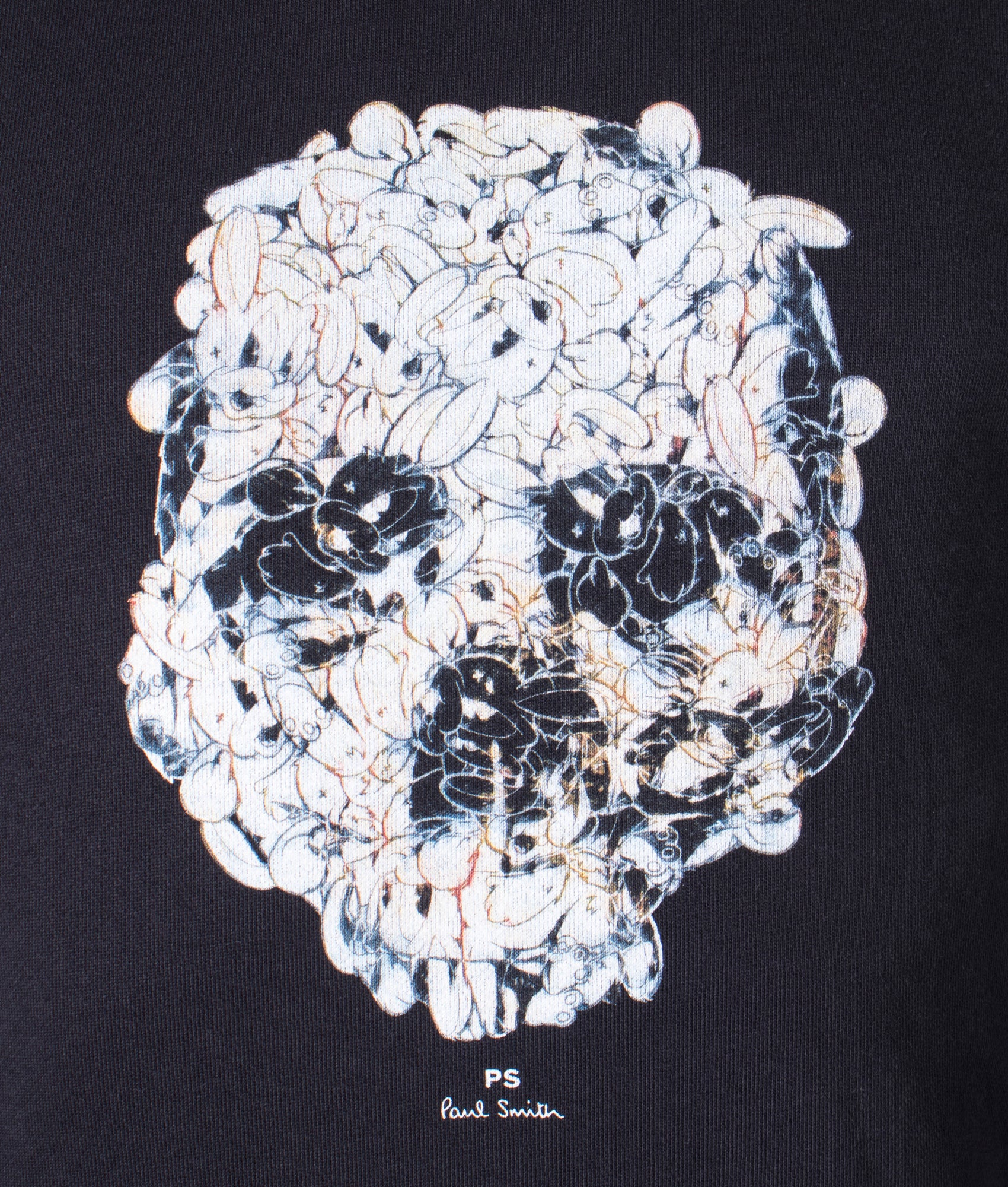 Regular Fit Bunny Skull Logo Sweatshirt - Image 2