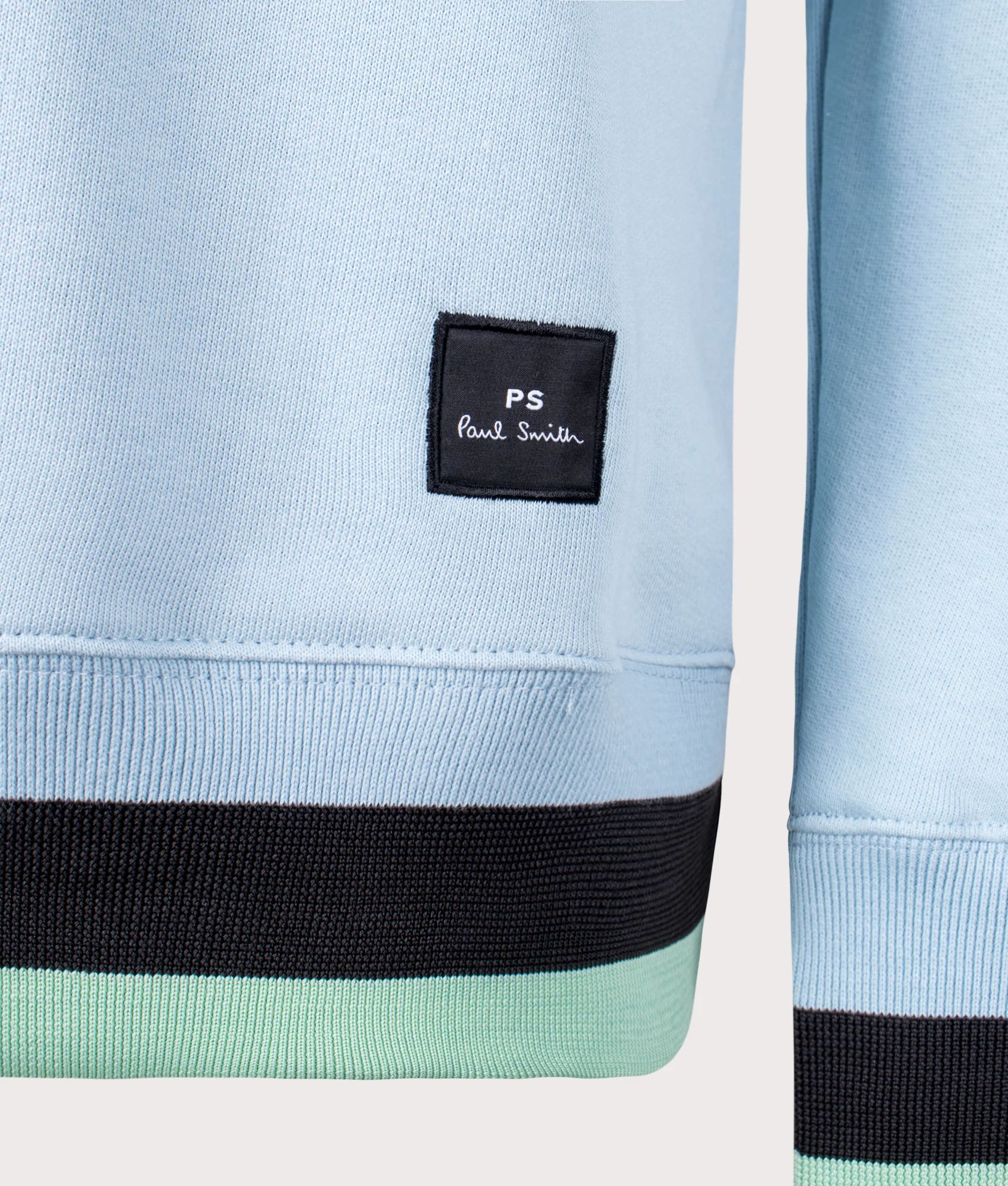 Regular Fit Contrast Ribbed Sweatshirt - Image 2