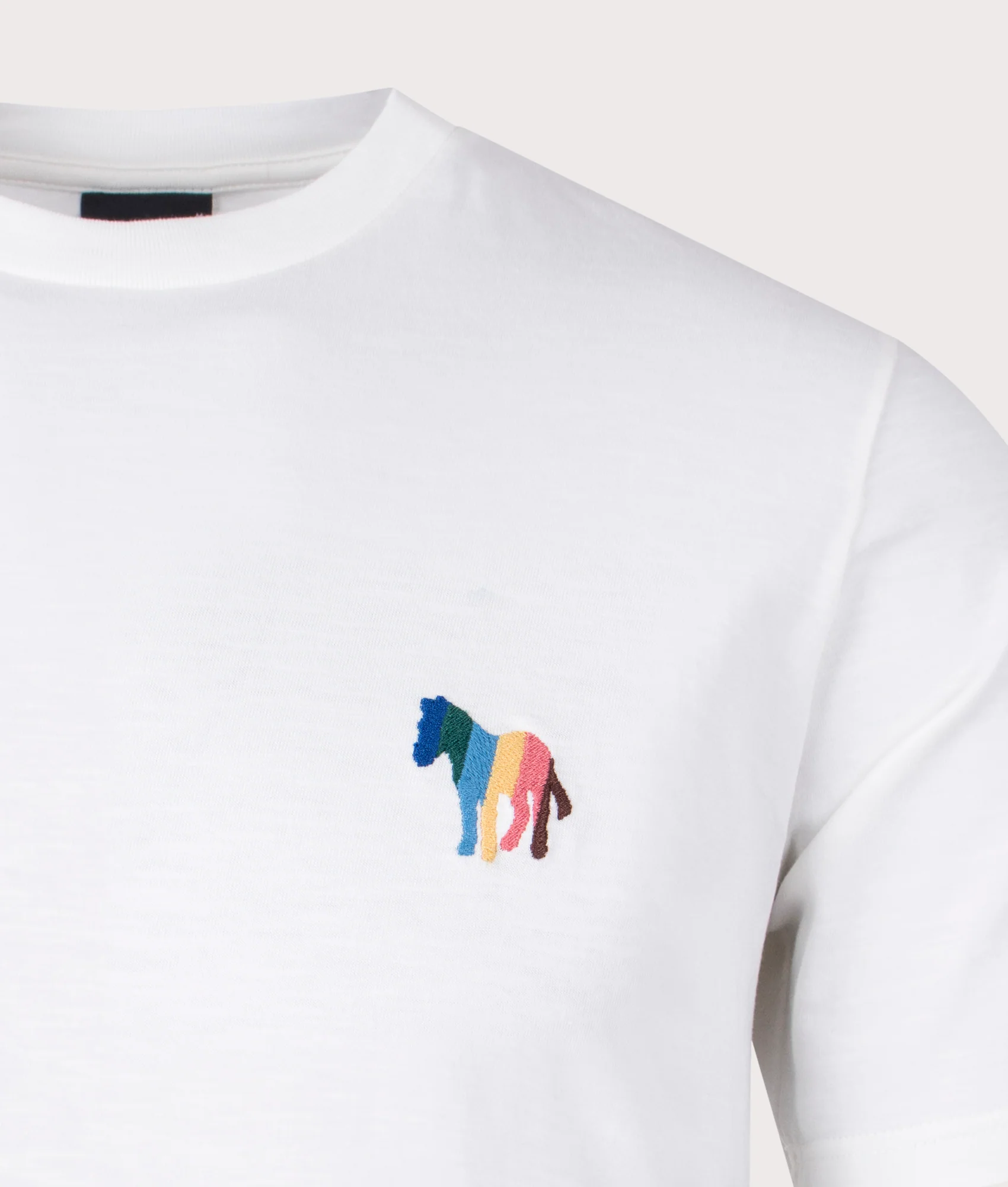 Regular Fit Broad Stripe Zebra Logo T-Shirt - Image 2