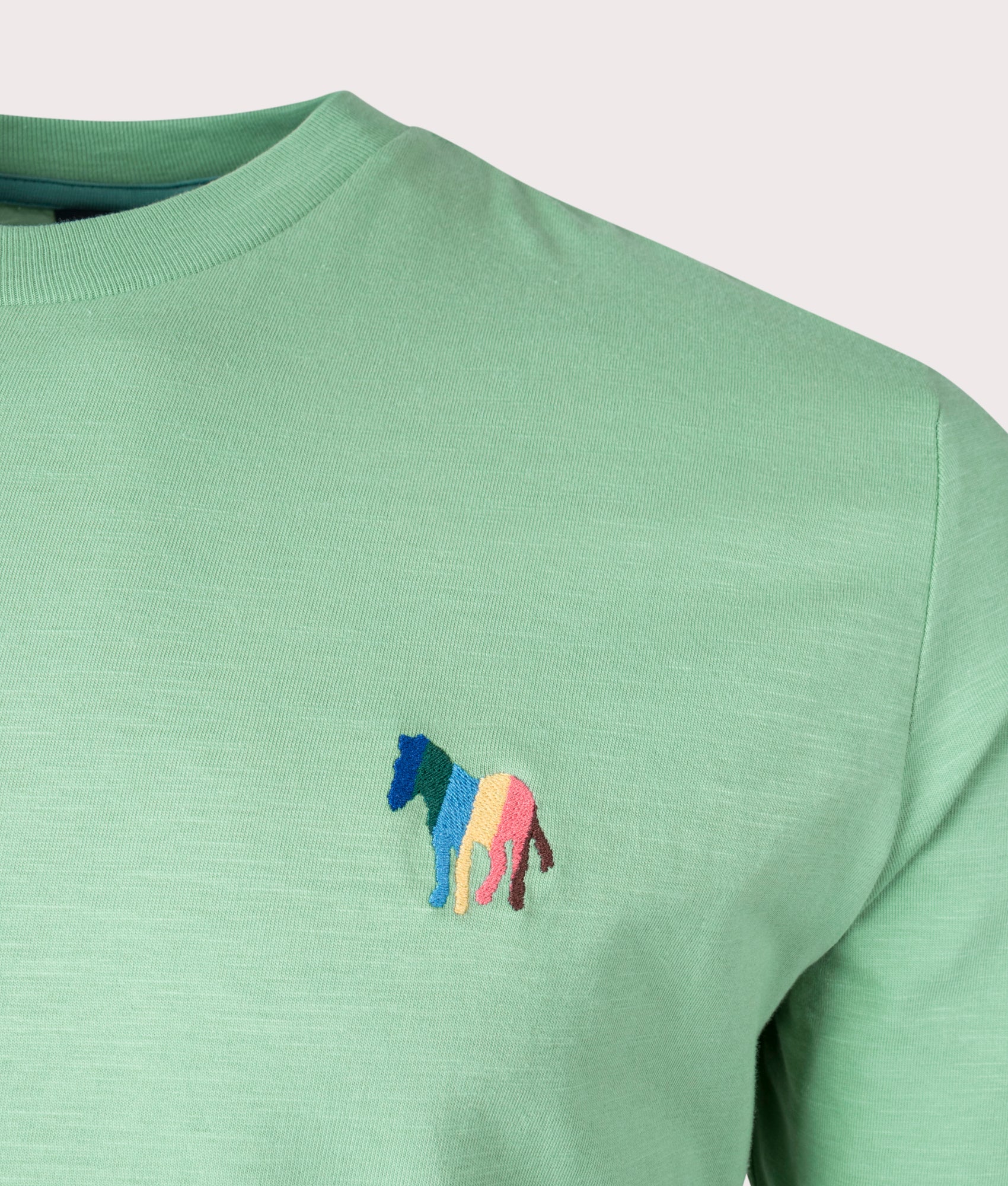 Regular Fit Broad Stripe Zebra Logo T-Shirt - Image 2