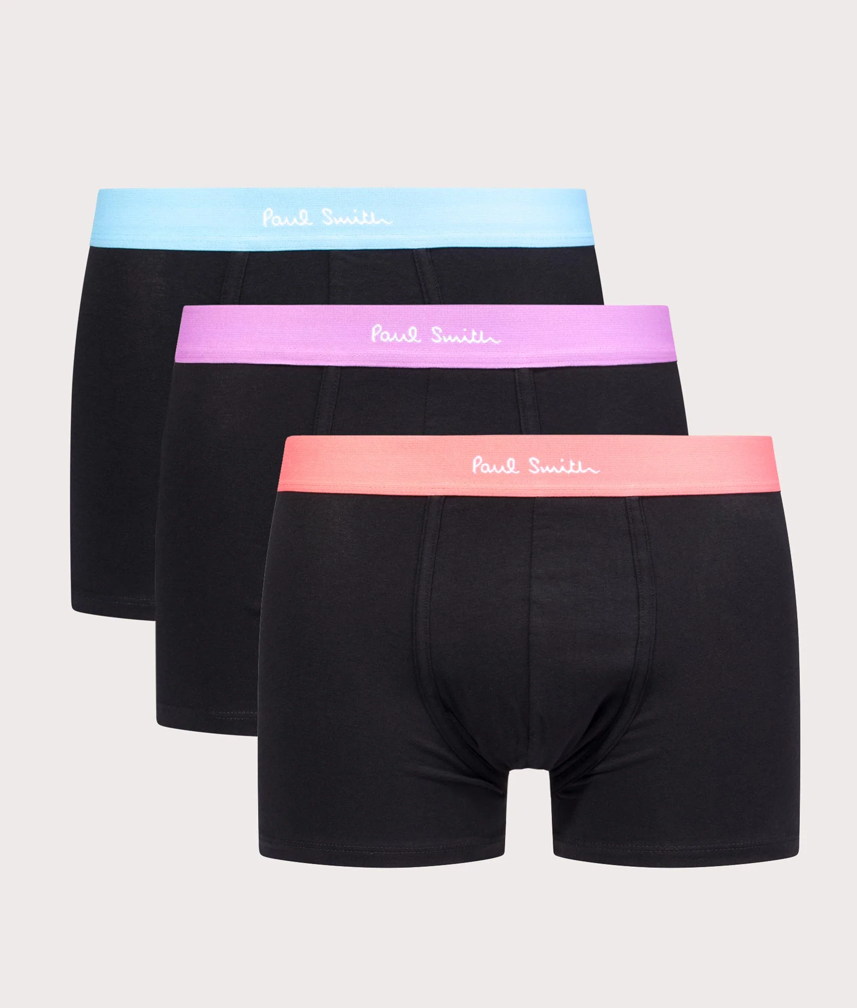 Regular Fit Three Pack of Trunks