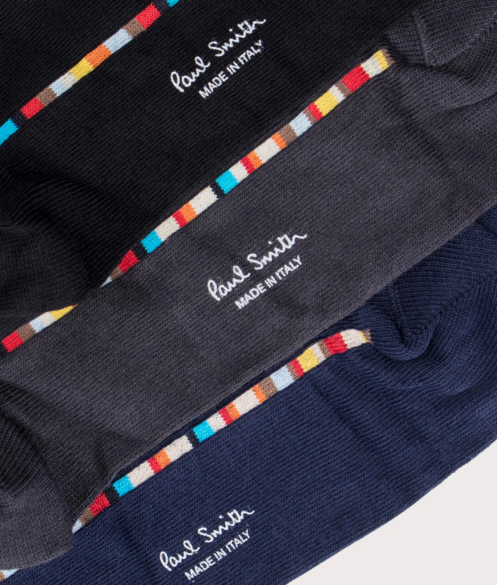 3 Pack of Signature Stripe Vittore Socks - Image 3