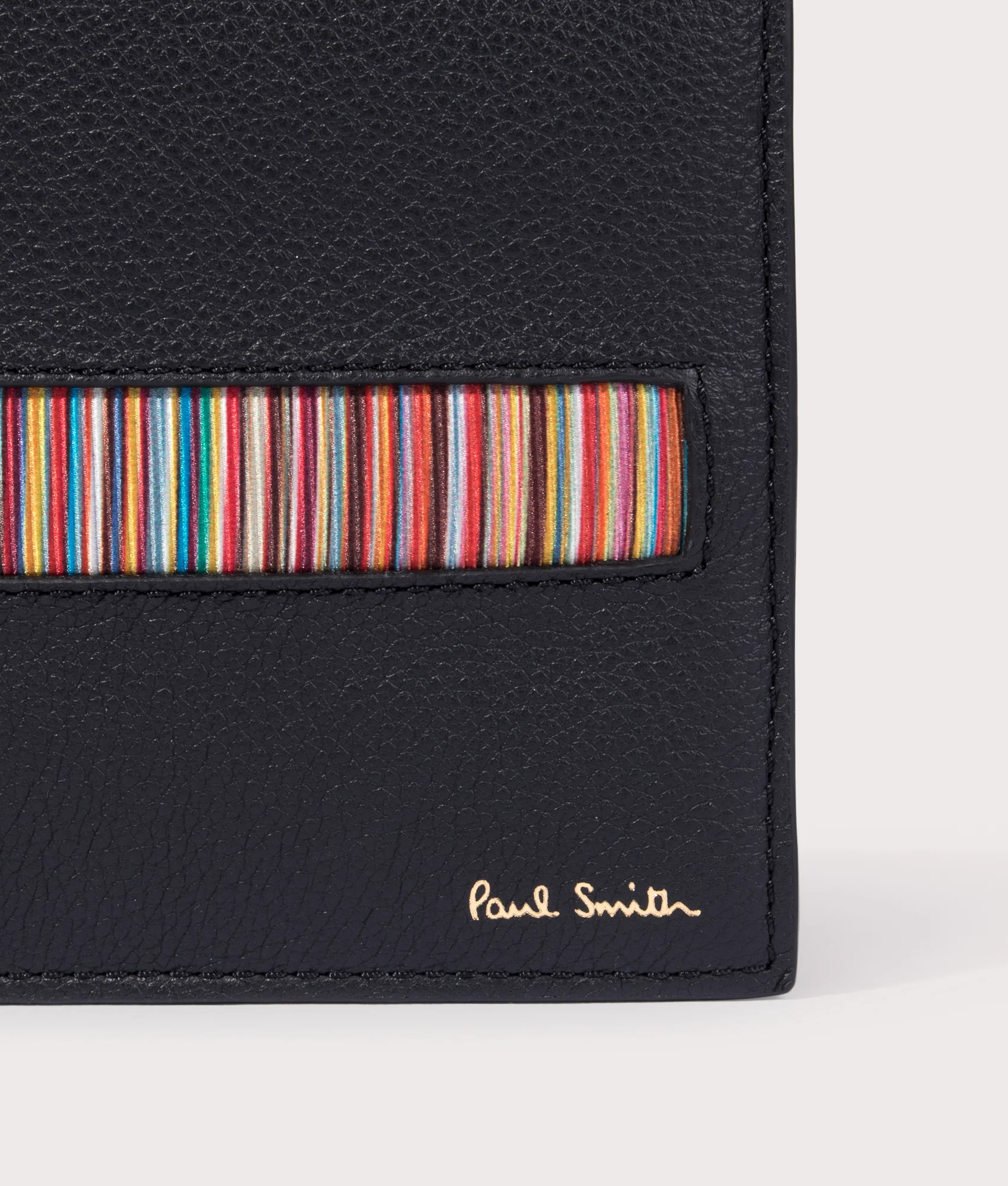 Signature Stripe Insert Billfold Wallet - Image 4