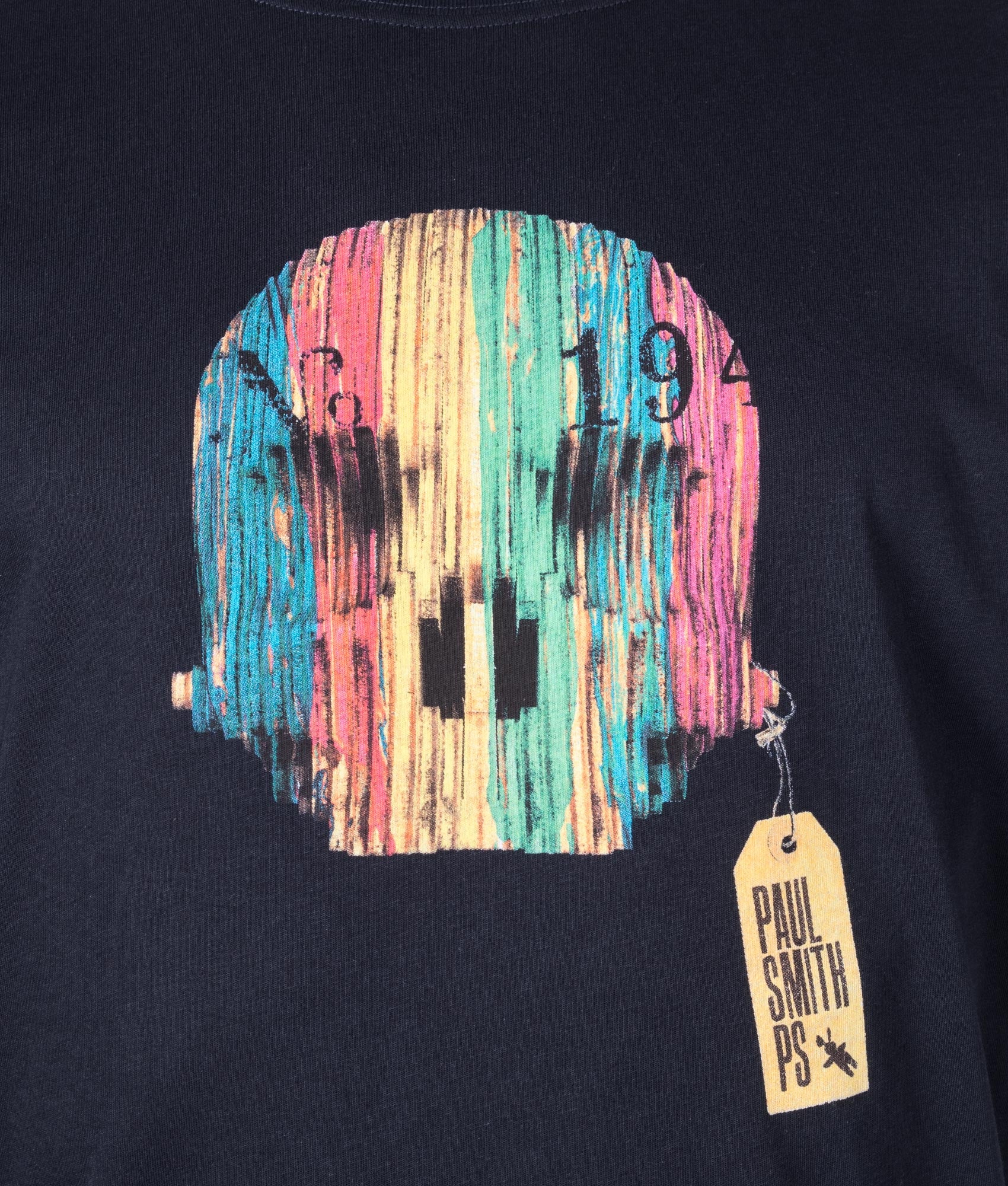 Regular Fit Wooden Skull T-Shirt - Image 2