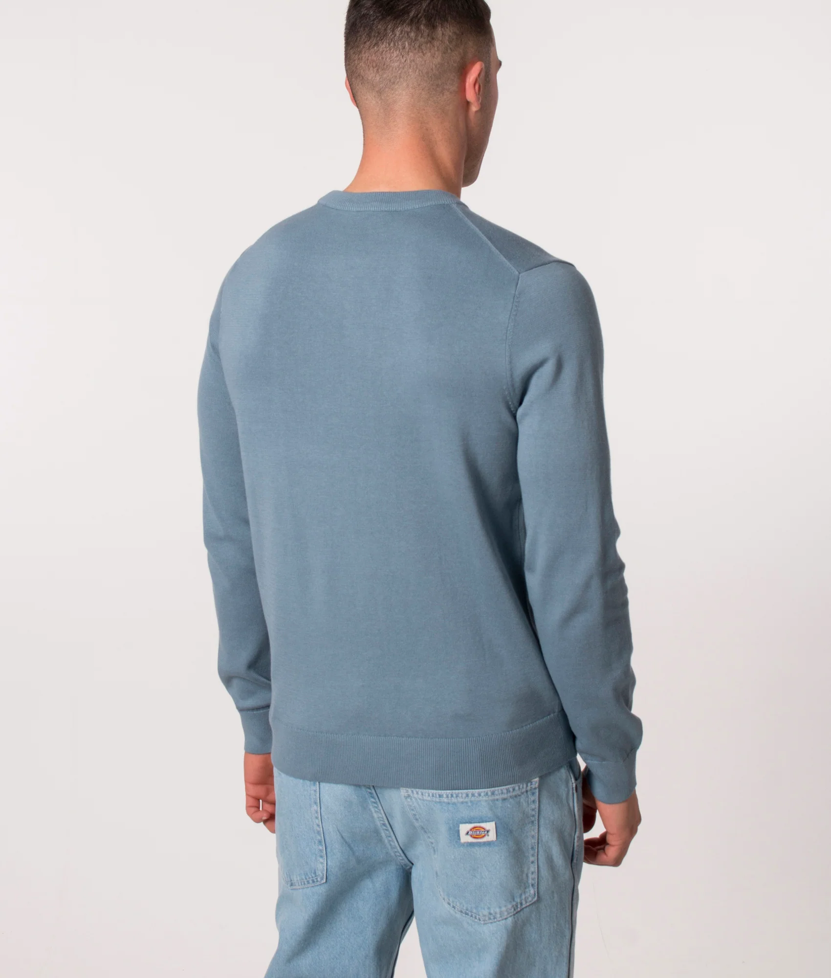 Regular Fit Zebra Badge Lightweight Jumper - Image 3