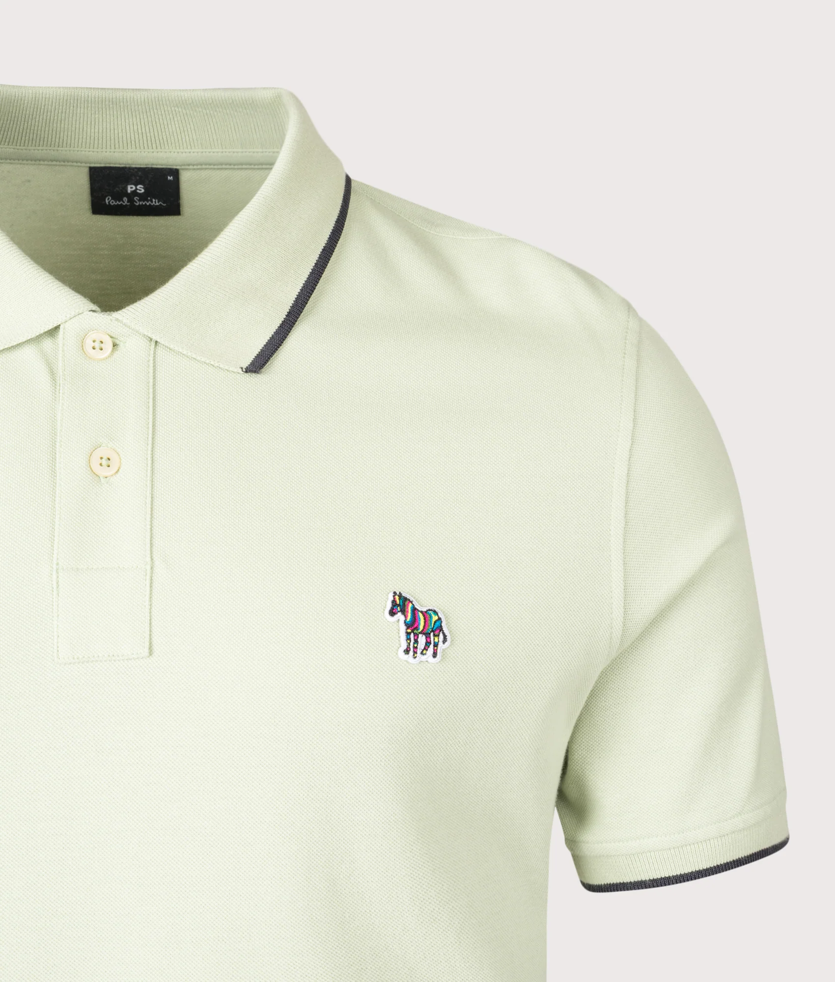 Regular Fit Zebra Badge Polo Shirt - Image 2